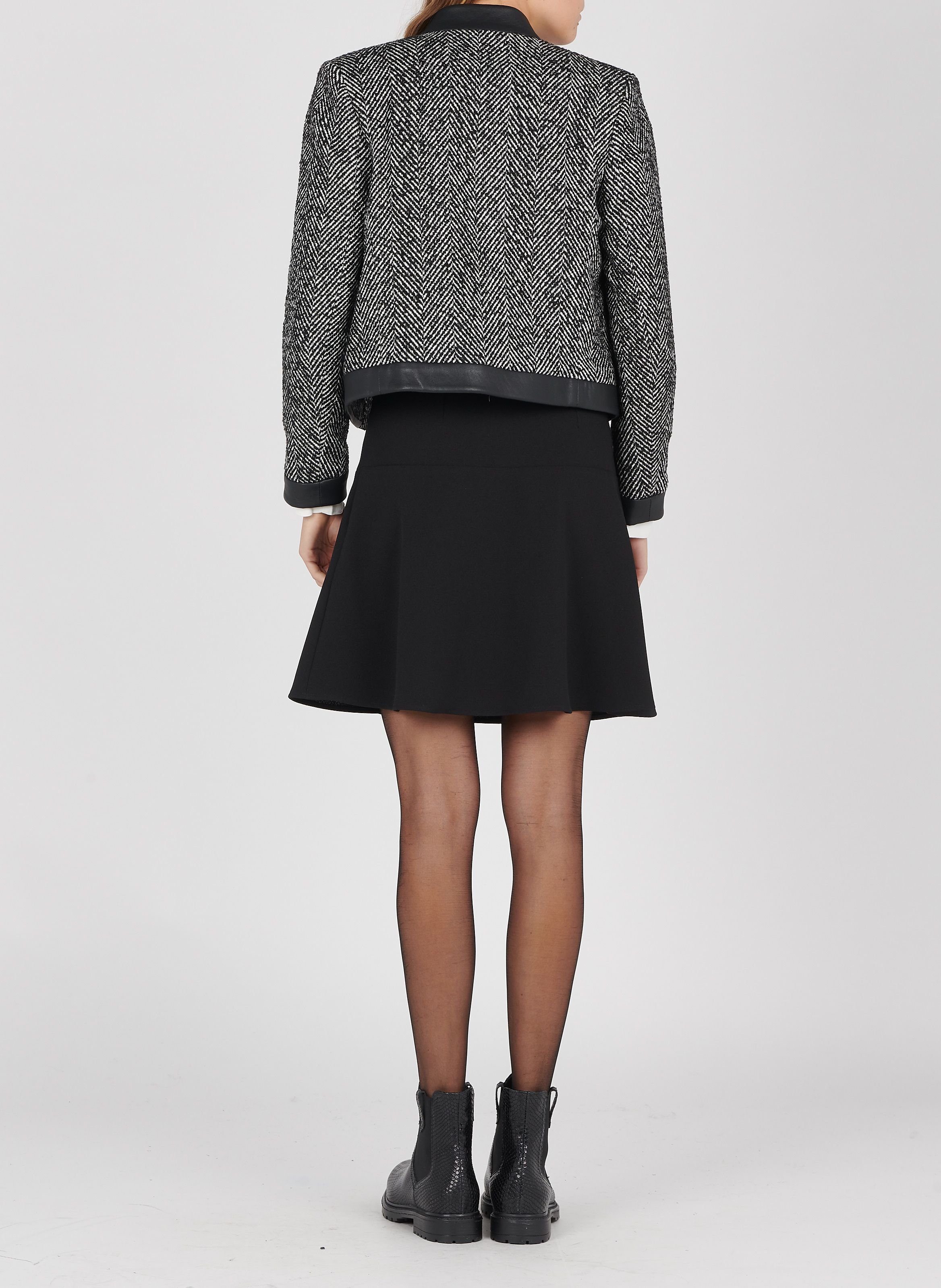 Bottines candide reptile en cuir imprimé serpent candide JONAK Noir