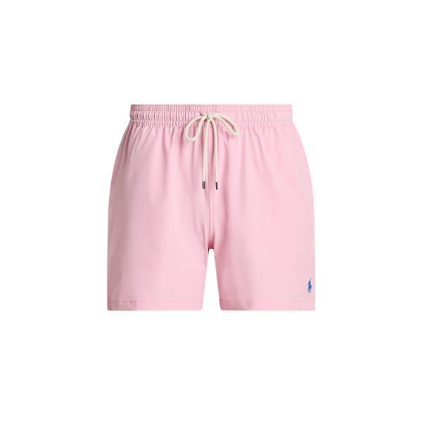 Polo Ralph Lauren Pink Stretch Polyester Swimming Shorts In Multi