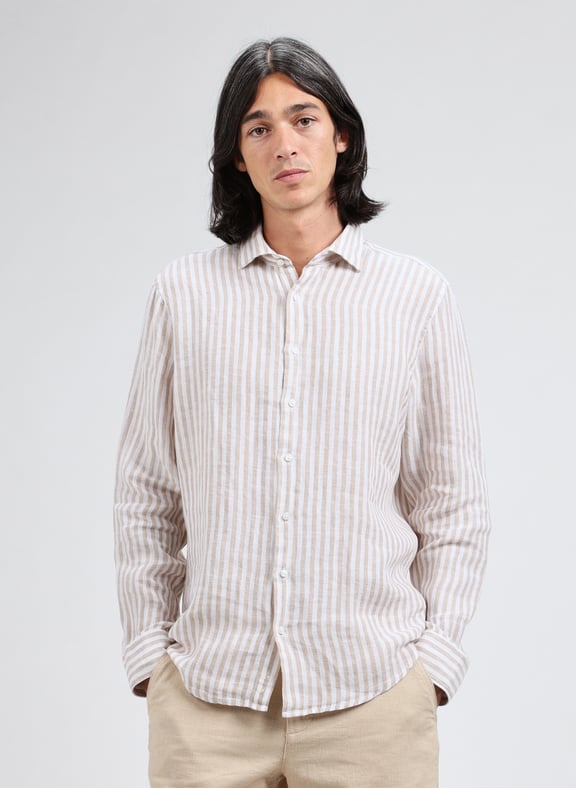 Plain shirt Beige by SEIDENSTICKER SEIDENSTICKER Plain shirt Beige