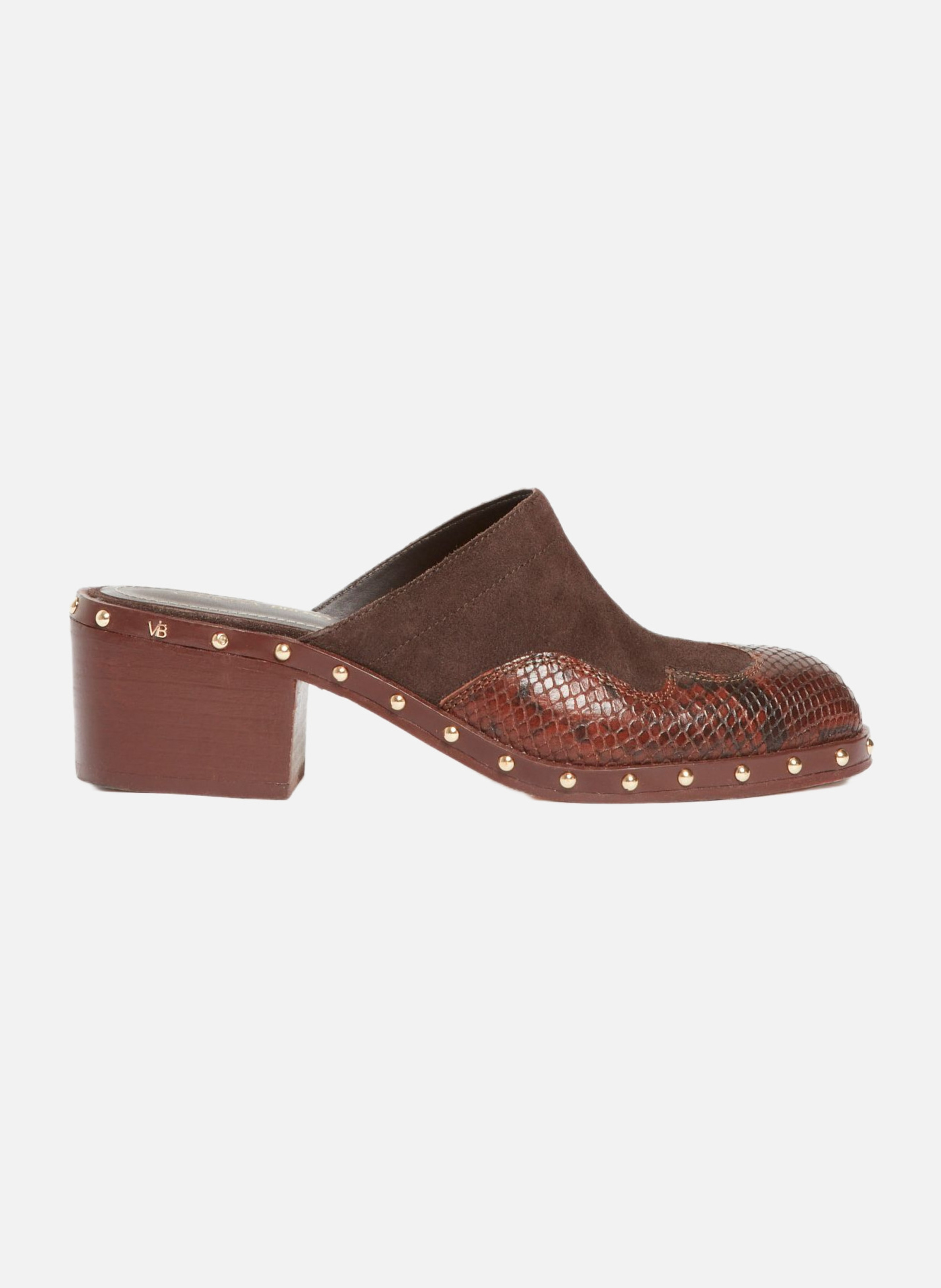 Sabots en suede VANESSA BRUNO Marron