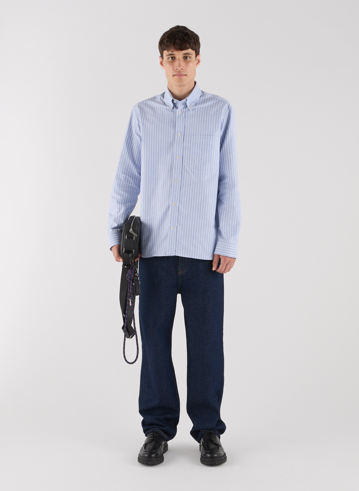 Straight-fit cotton jeans SAISON 1865 Blue