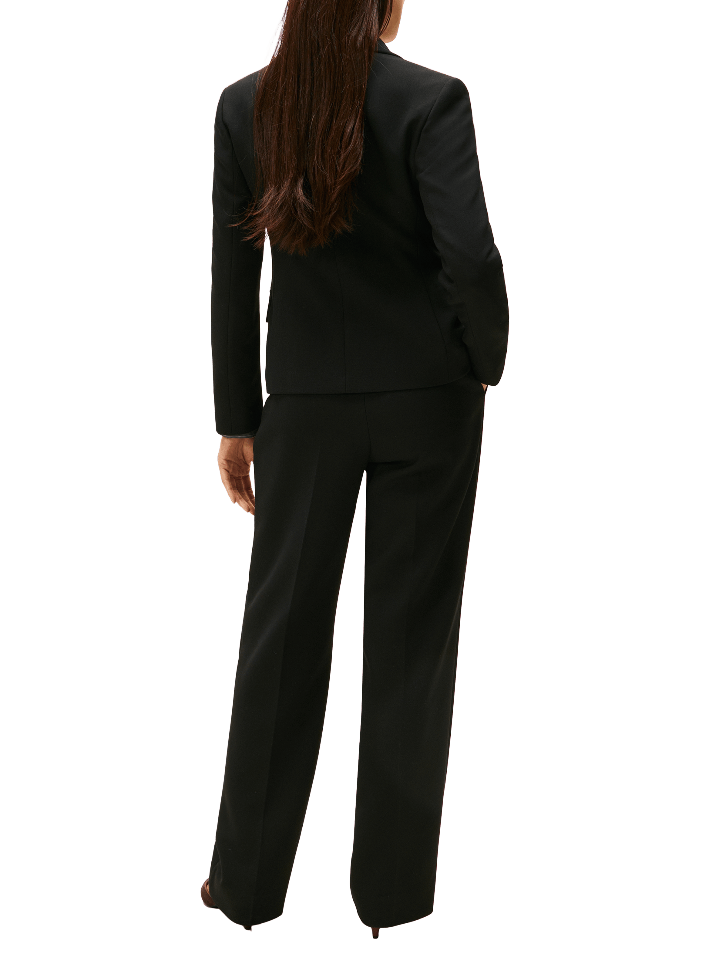 Blazer ajusté à blason brodé TOMMY HILFIGER Noir