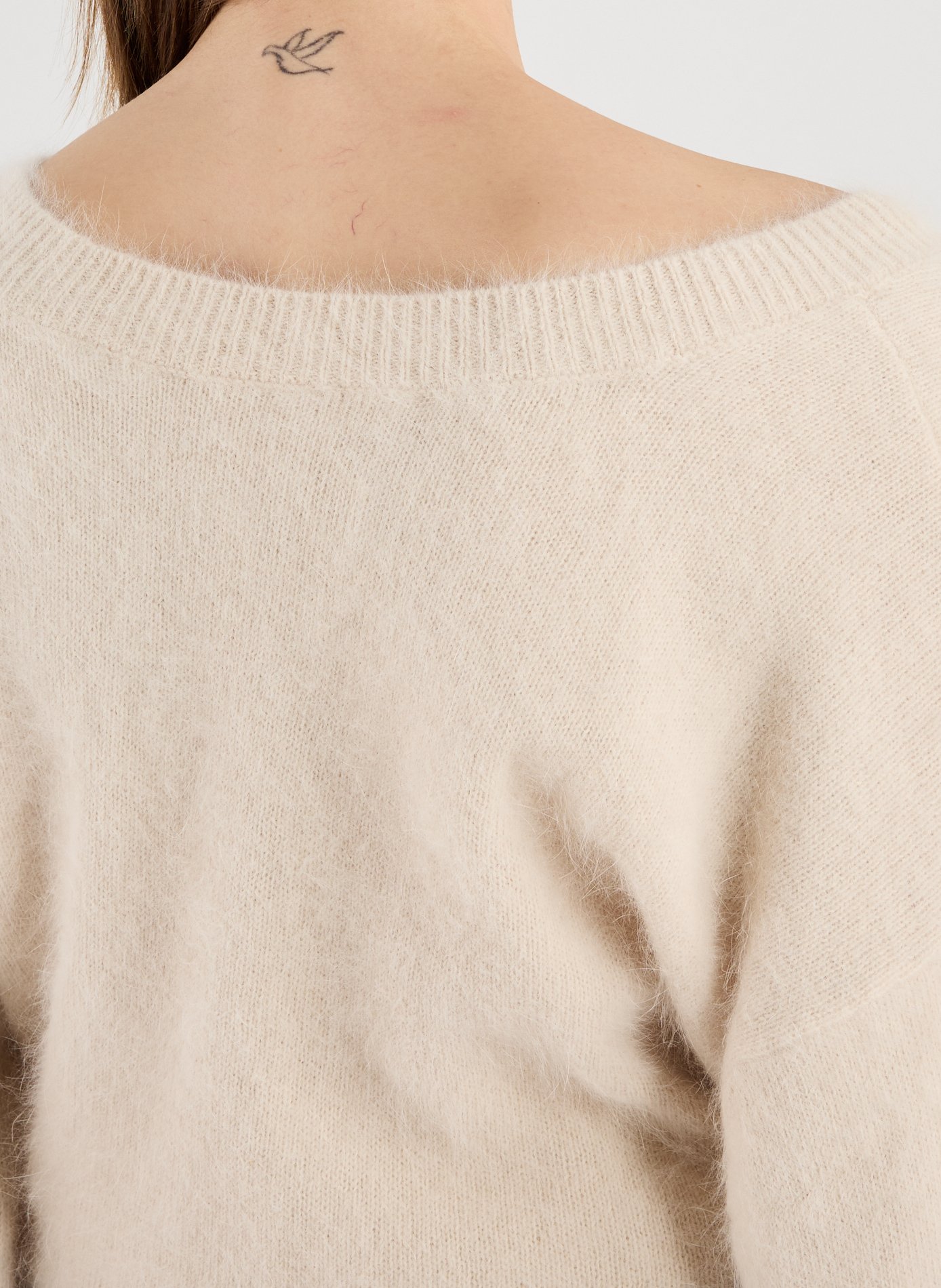 Pull duveteux BELLEROSE Beige