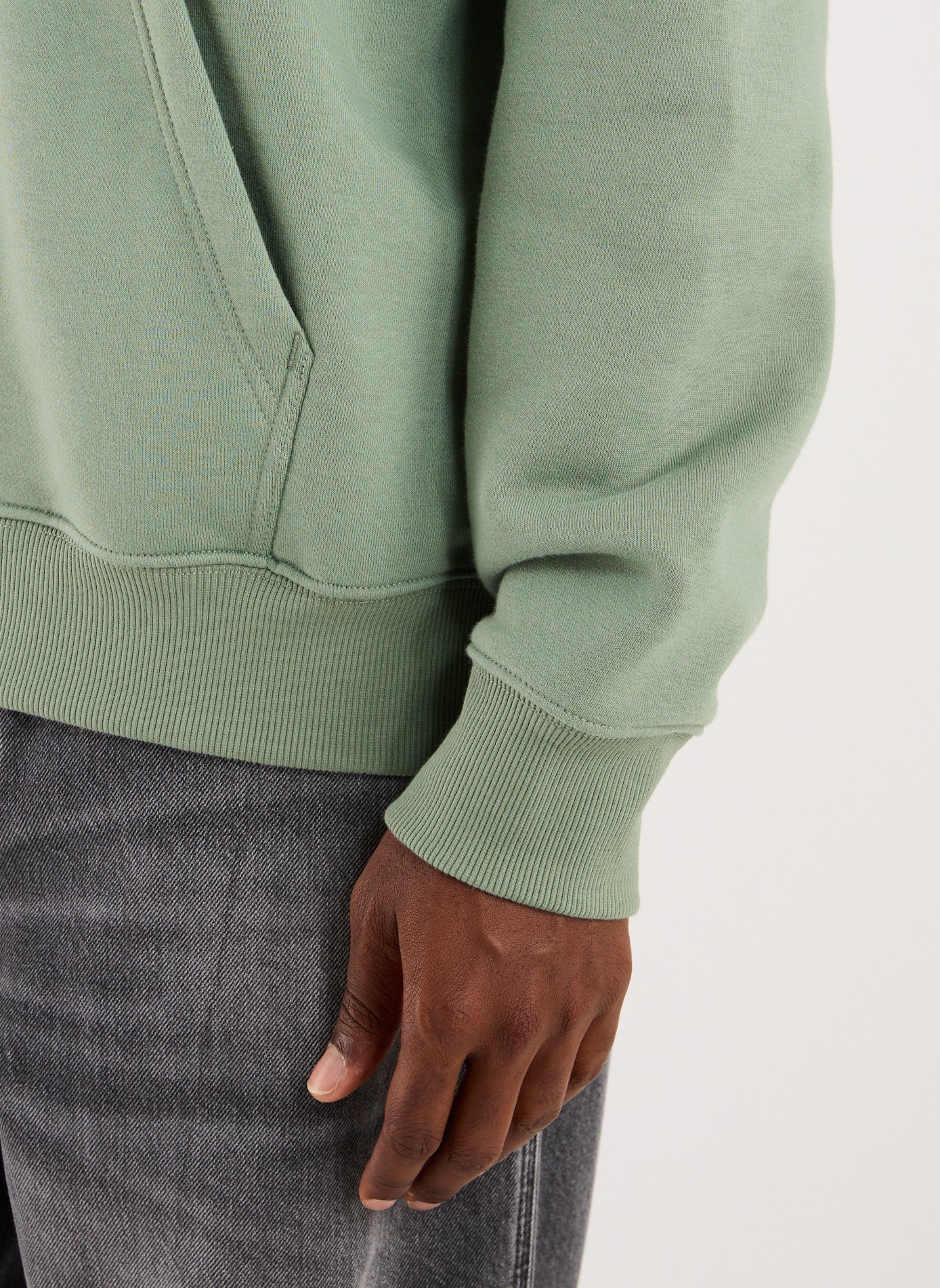 Hoodie en coton mélangé DICKIES Vert