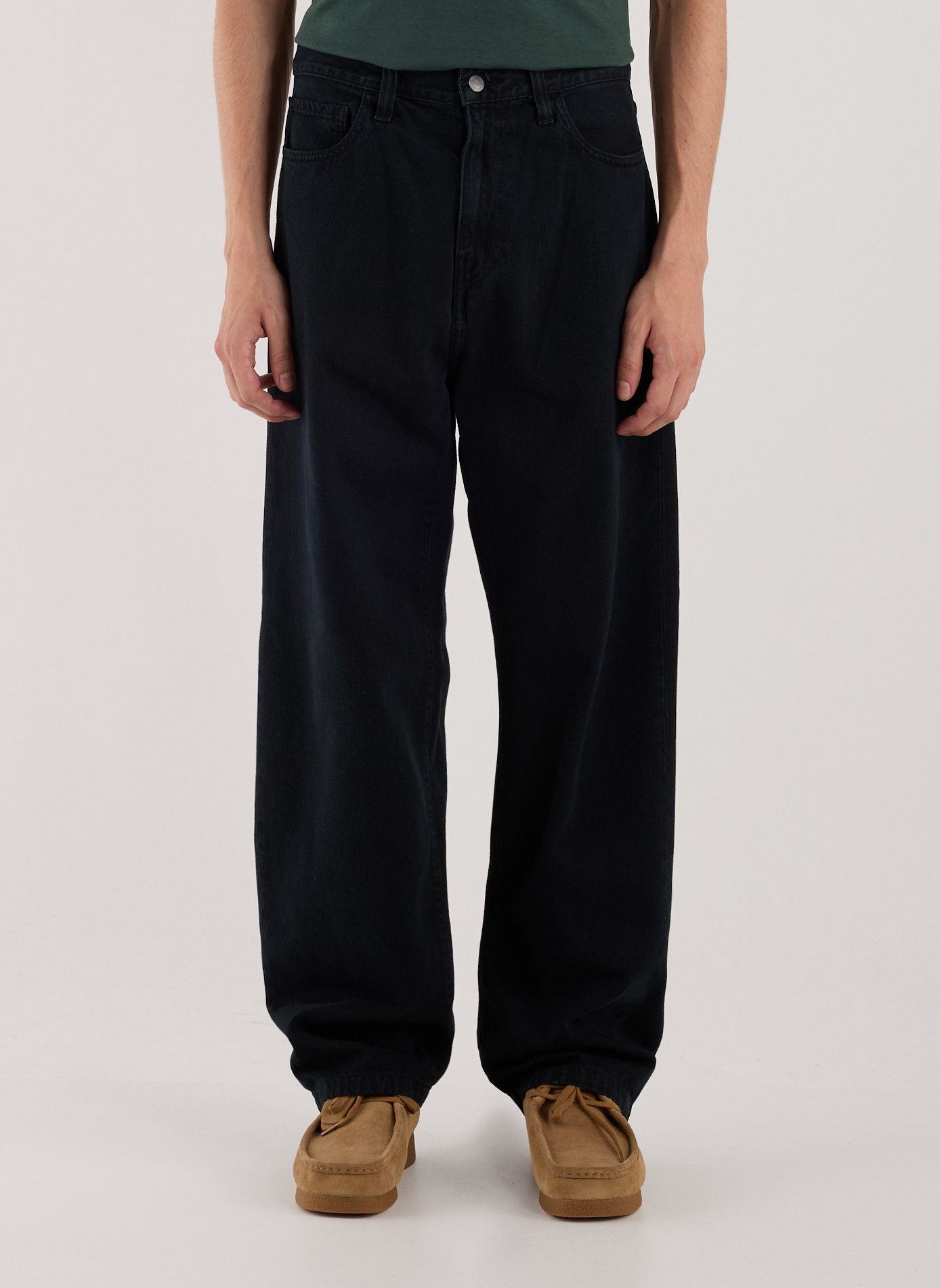 CARHARTT WIP Jean droit en coton Bleu