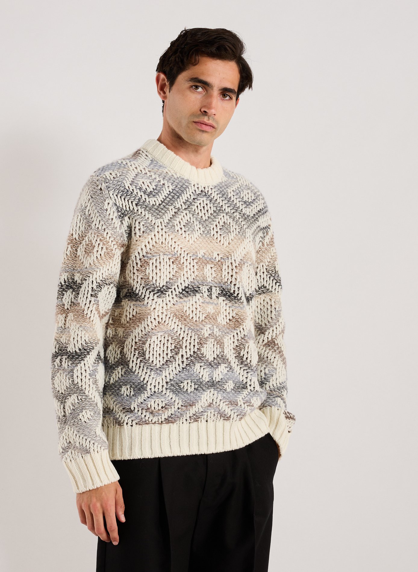 NN.07 Pull en maille Multicolore