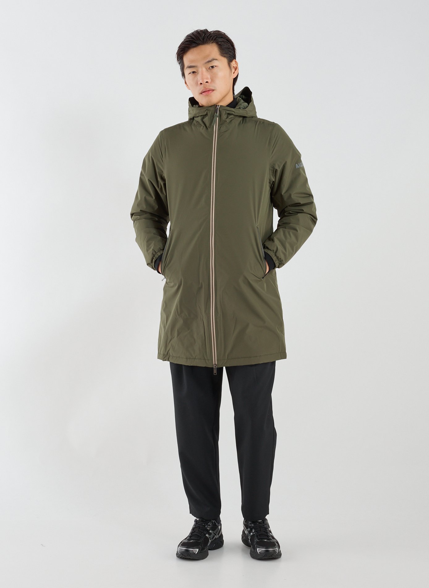Parka Rainpack à capuche AIGLE Kaki
