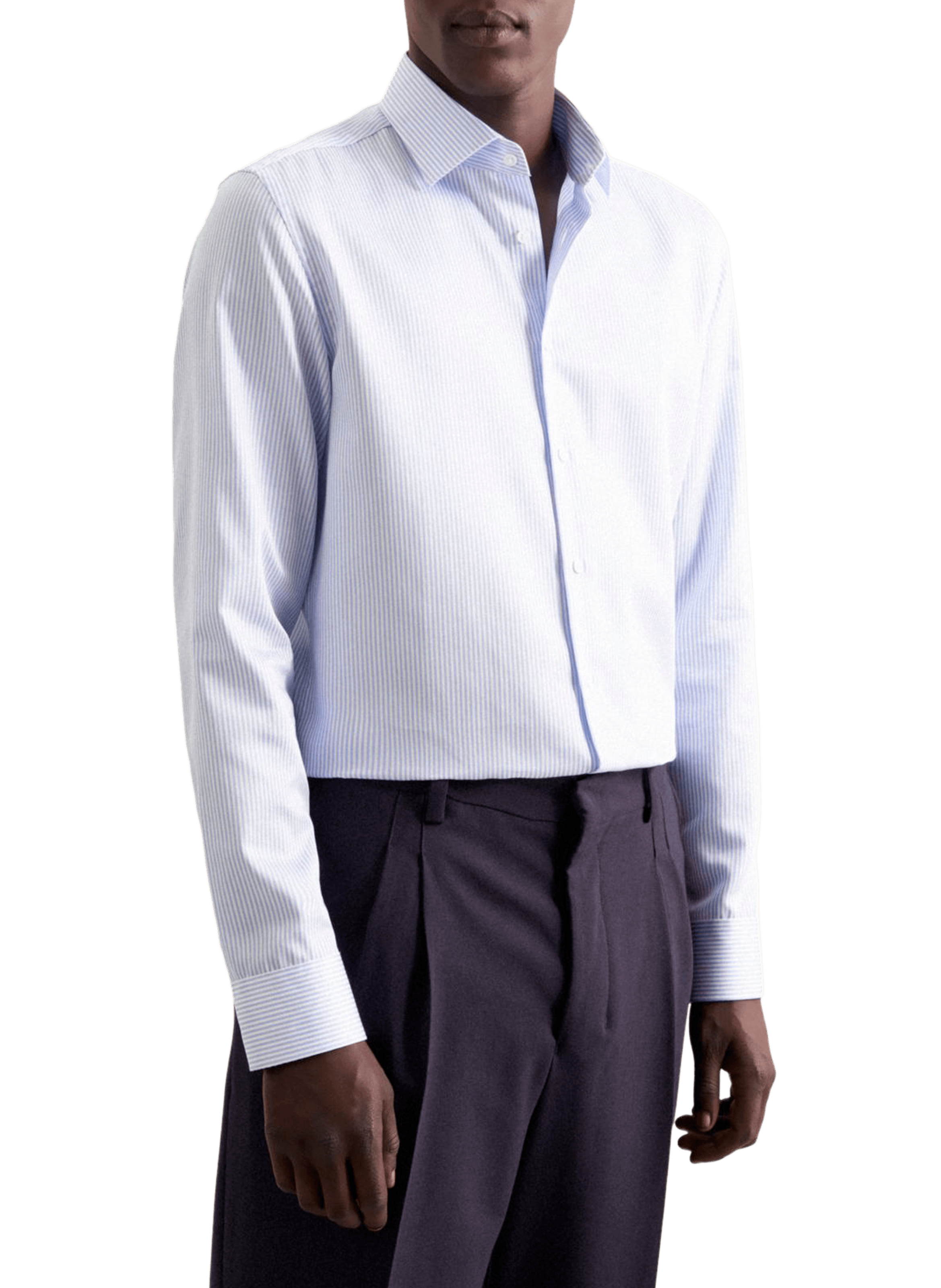 SEIDENSTICKER Non-iron shirt Blue