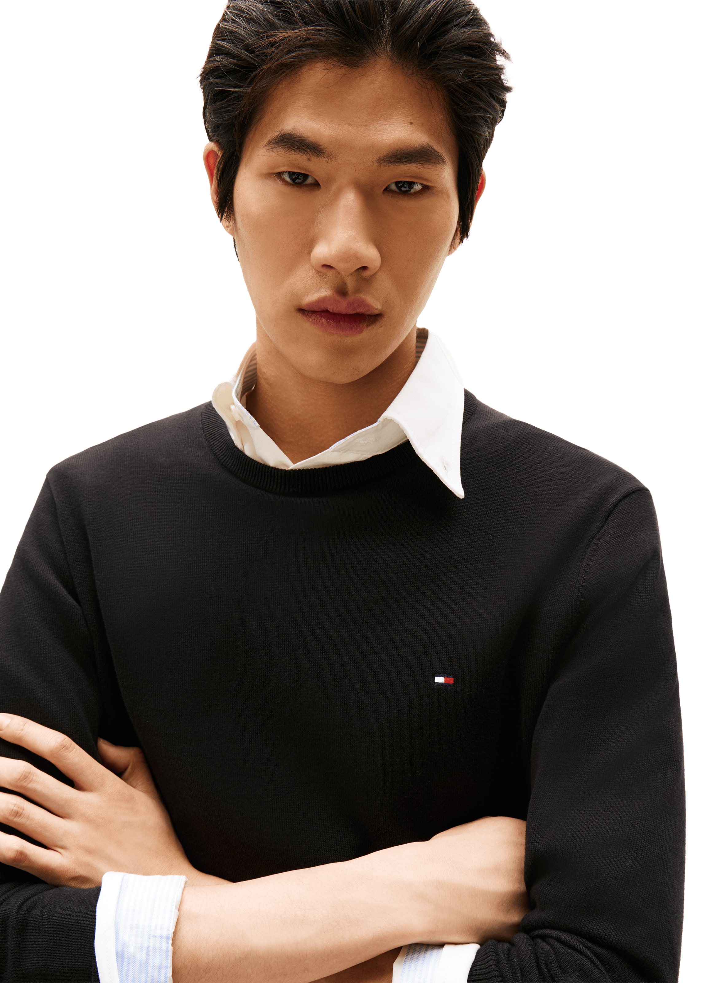 Cotton jumper TOMMY HILFIGER Black