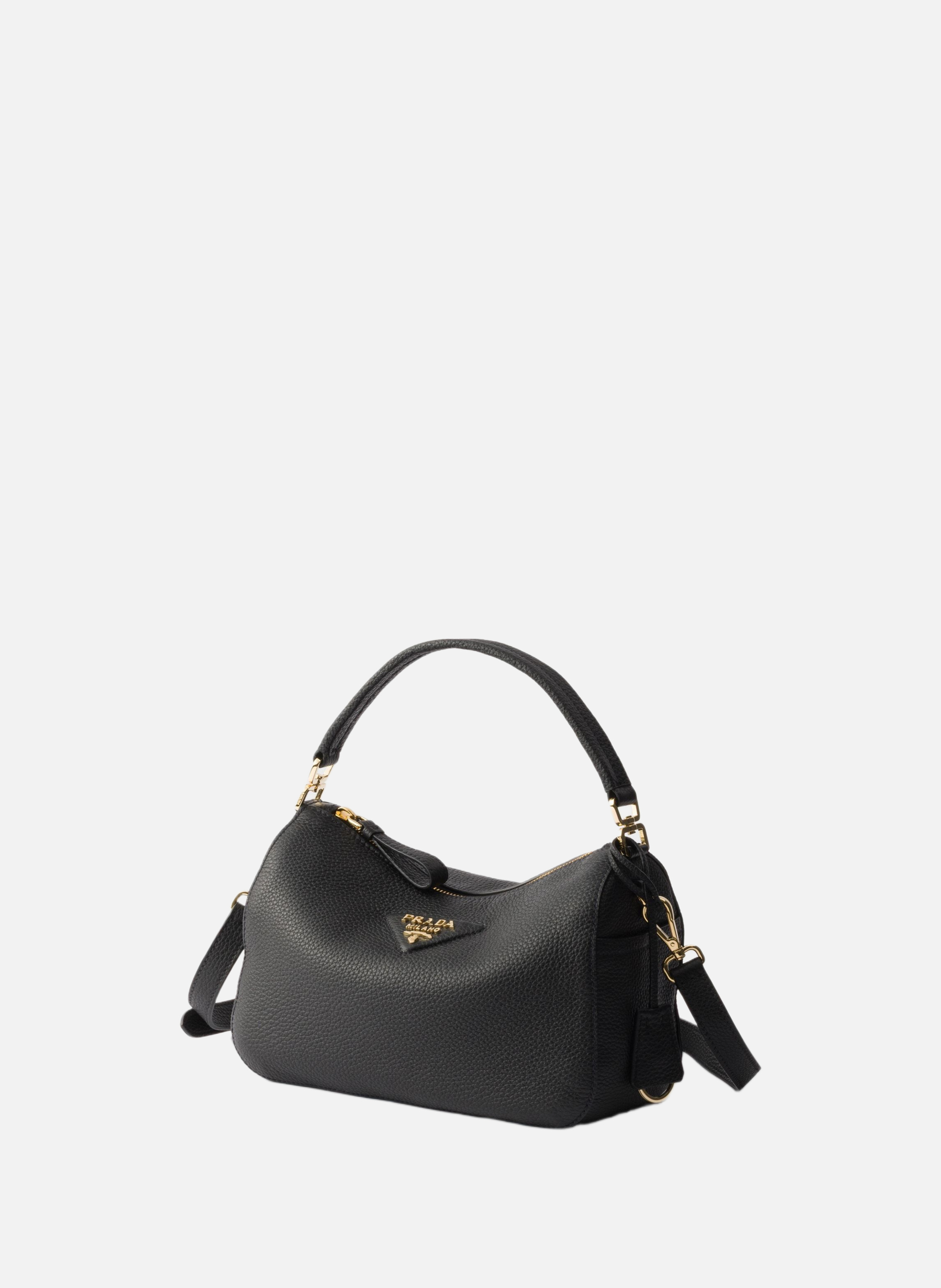 Petit sac en cuir PRADA Noir