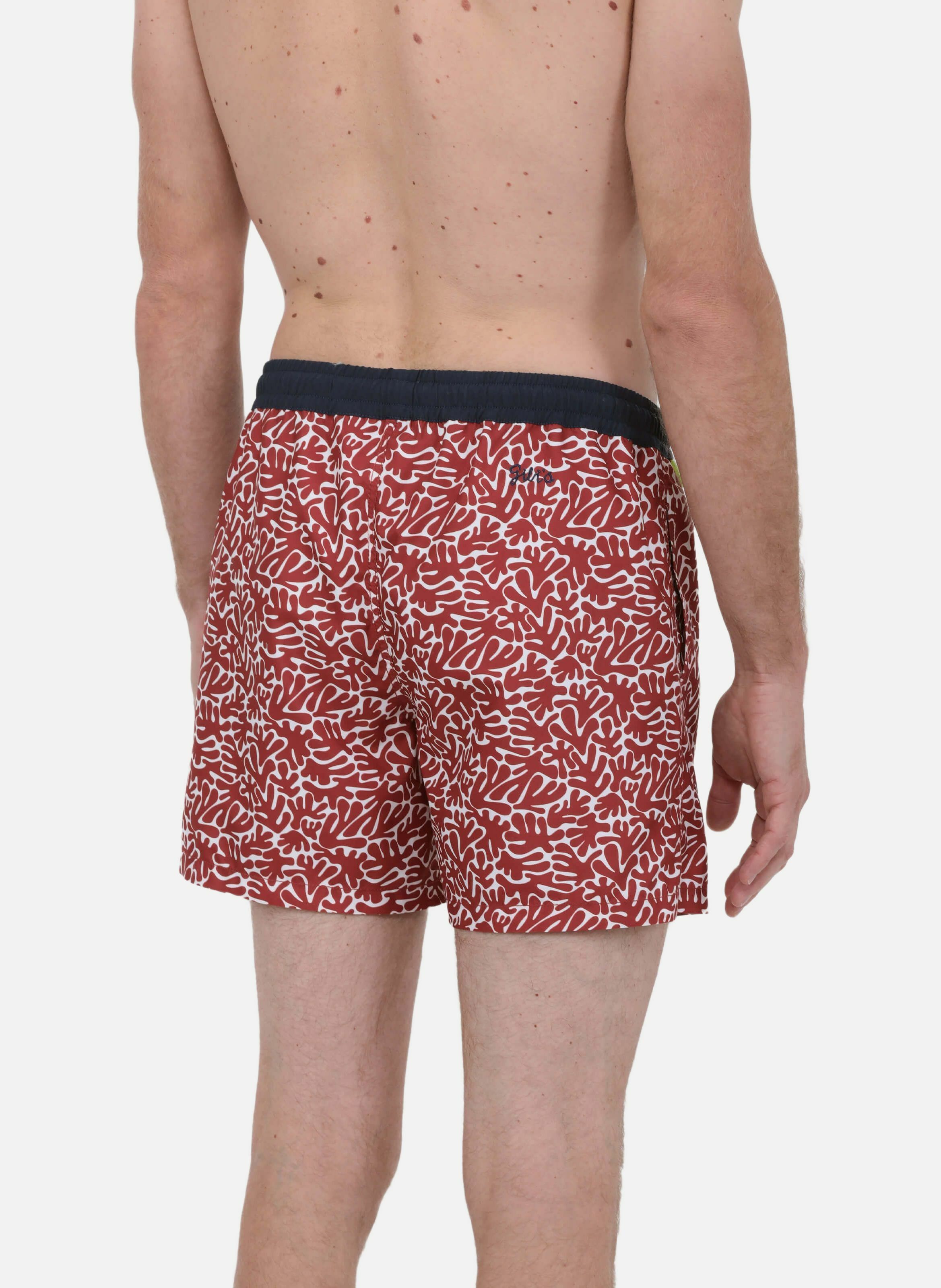 Short de bain   terracotta maupiti GILI'S Marron