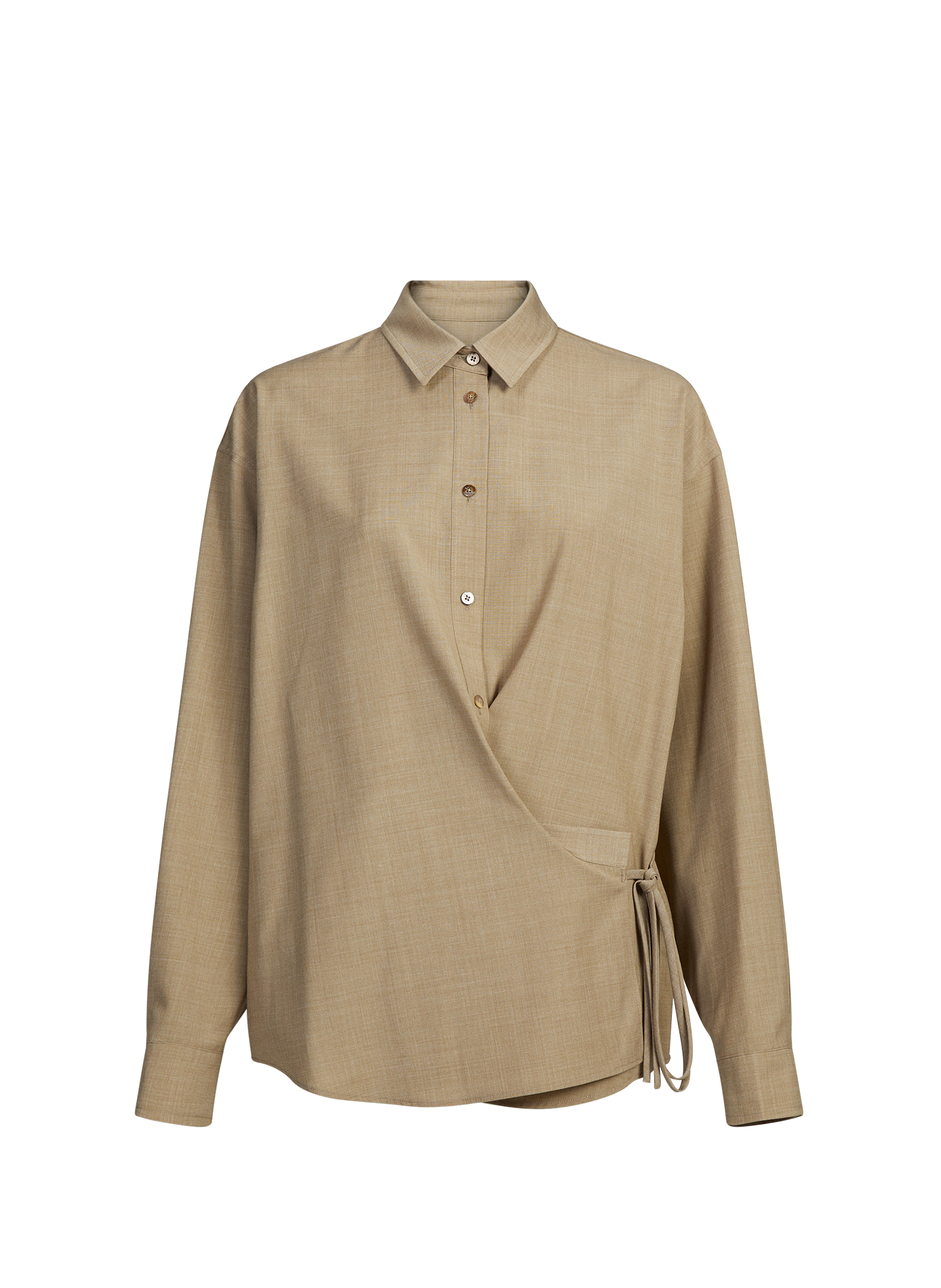 Chemise fluide nouée sur le devant LE 17 SEPTEMBRE Brown