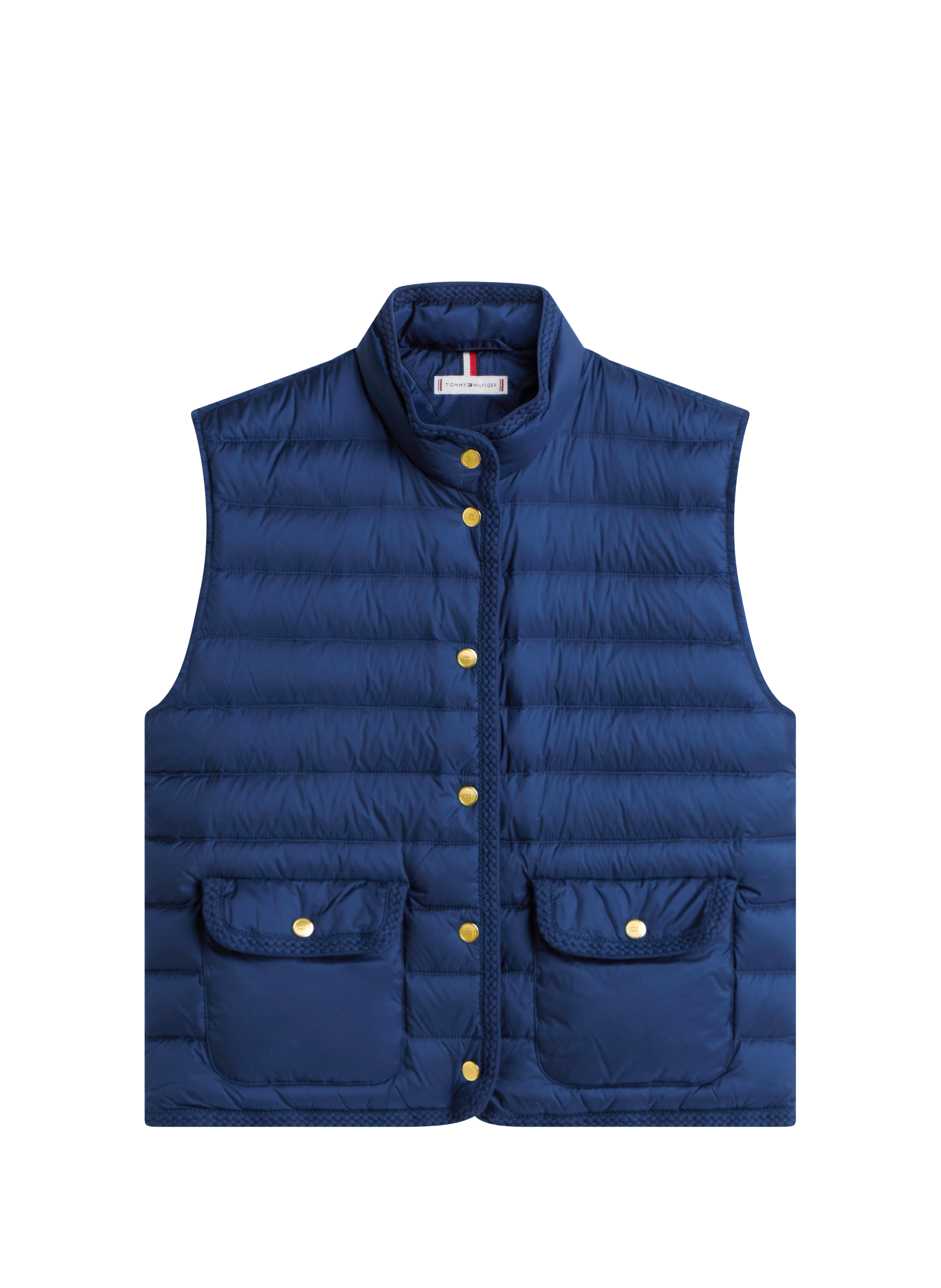 Quilted gilet TOMMY HILFIGER Blue