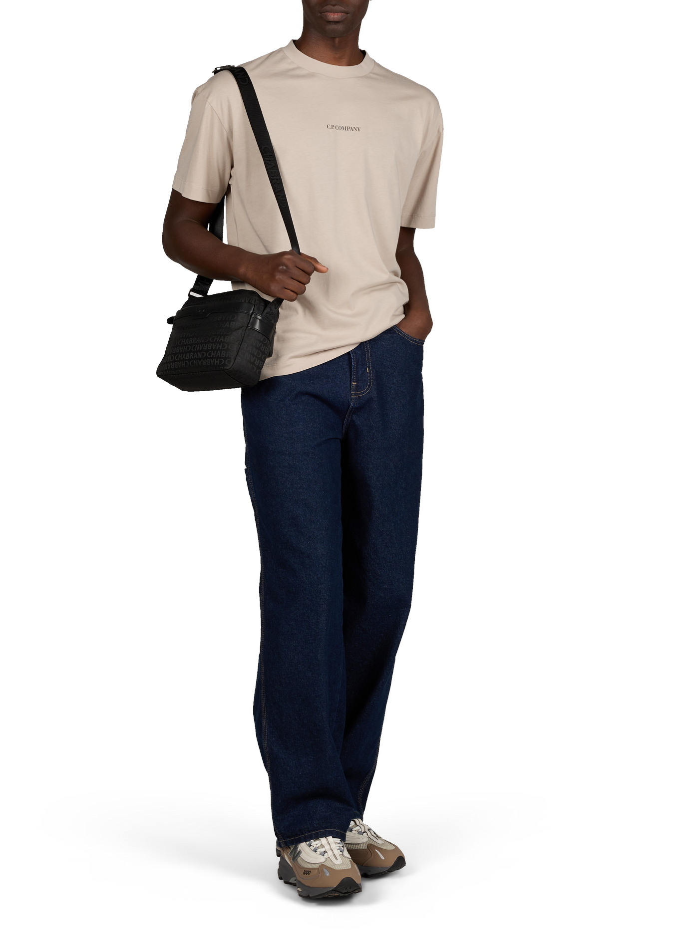 Sacoche reporter logotypée  CHABRAND Noir