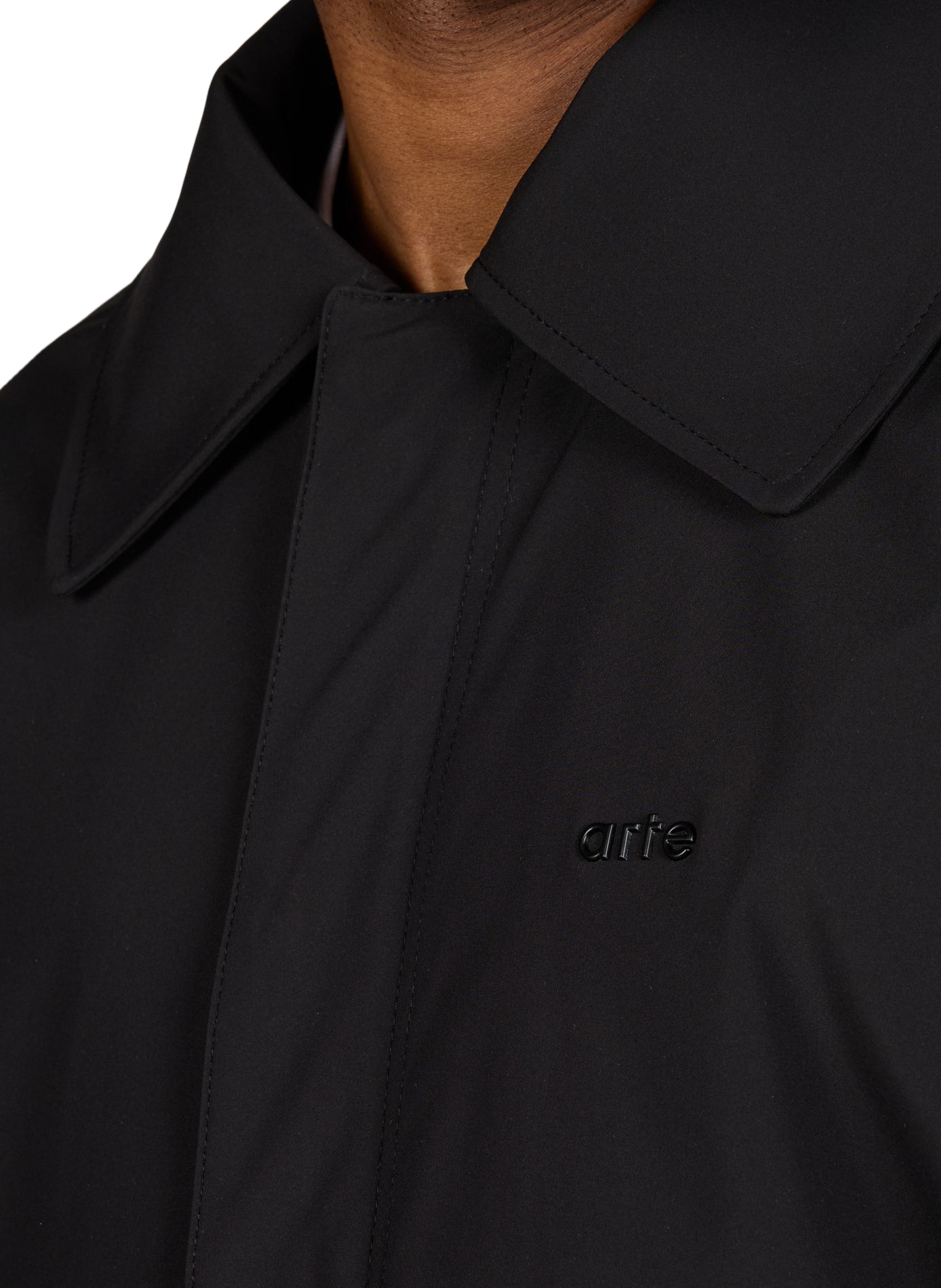 Veste droite col classique ARTE ANTWERP Noir