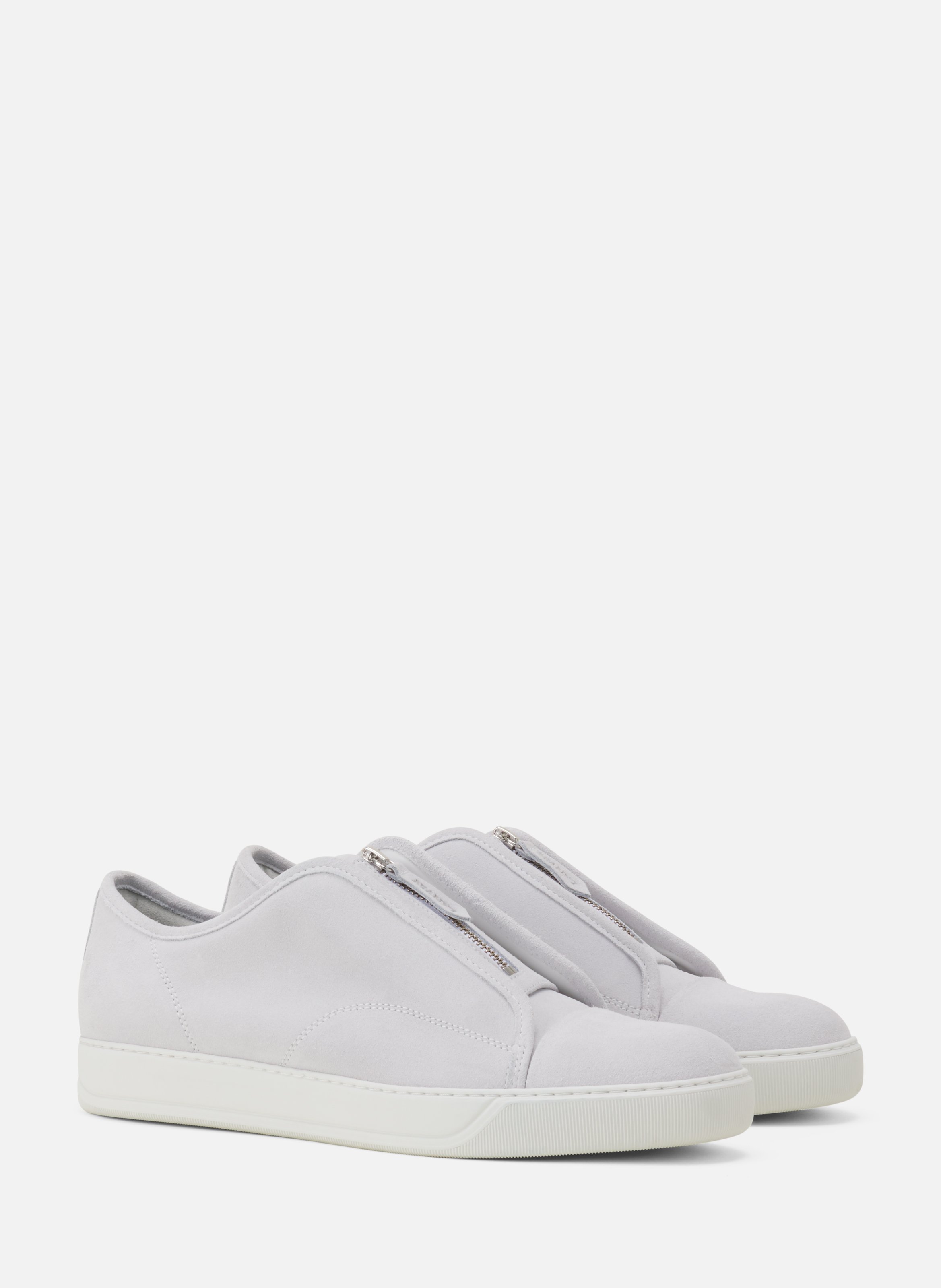 Sneakers dbb1 zip en suede LANVIN Blanc