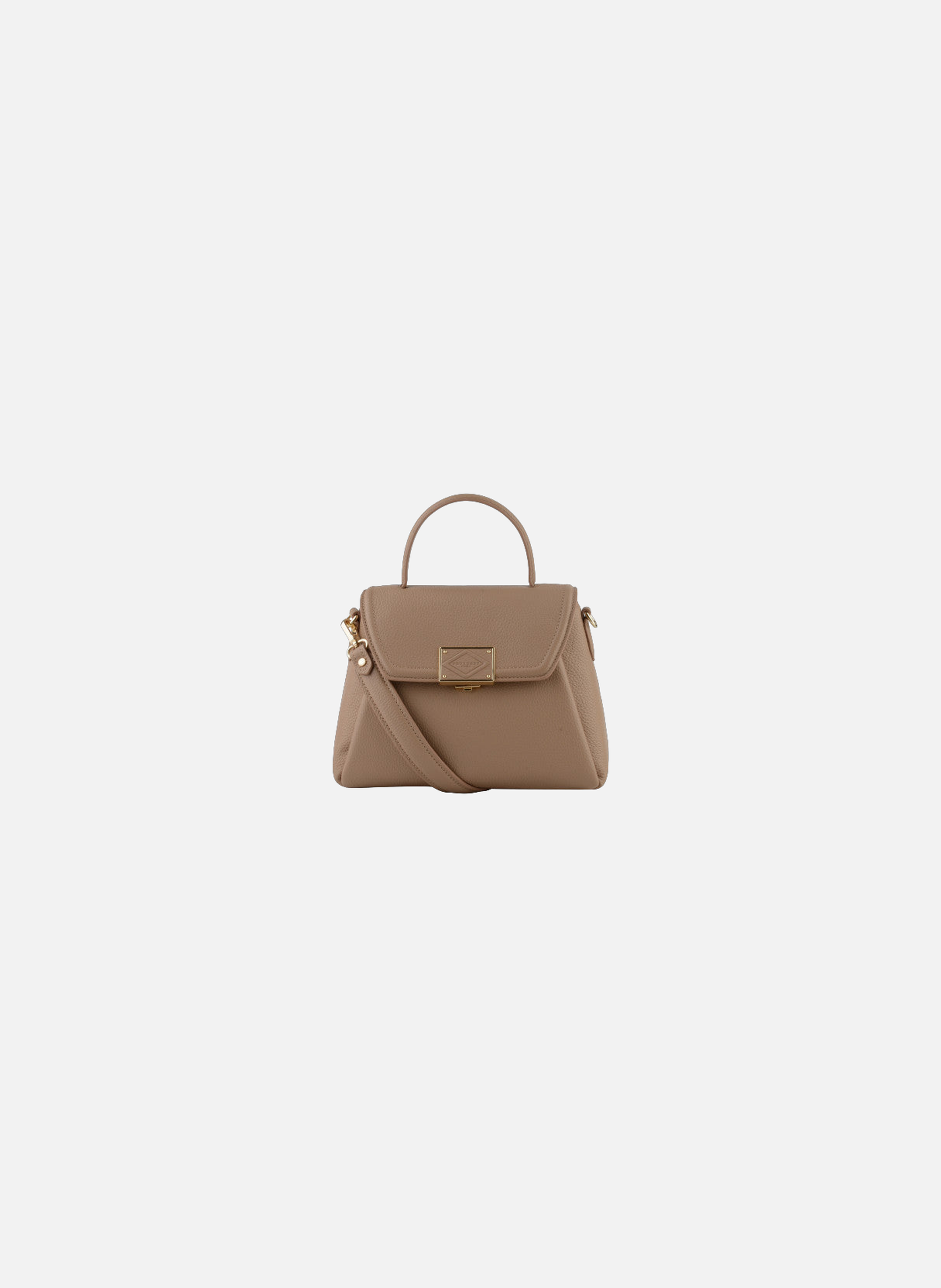 Carat | sac porté épaule en cuir de vachette POURCHET Marron