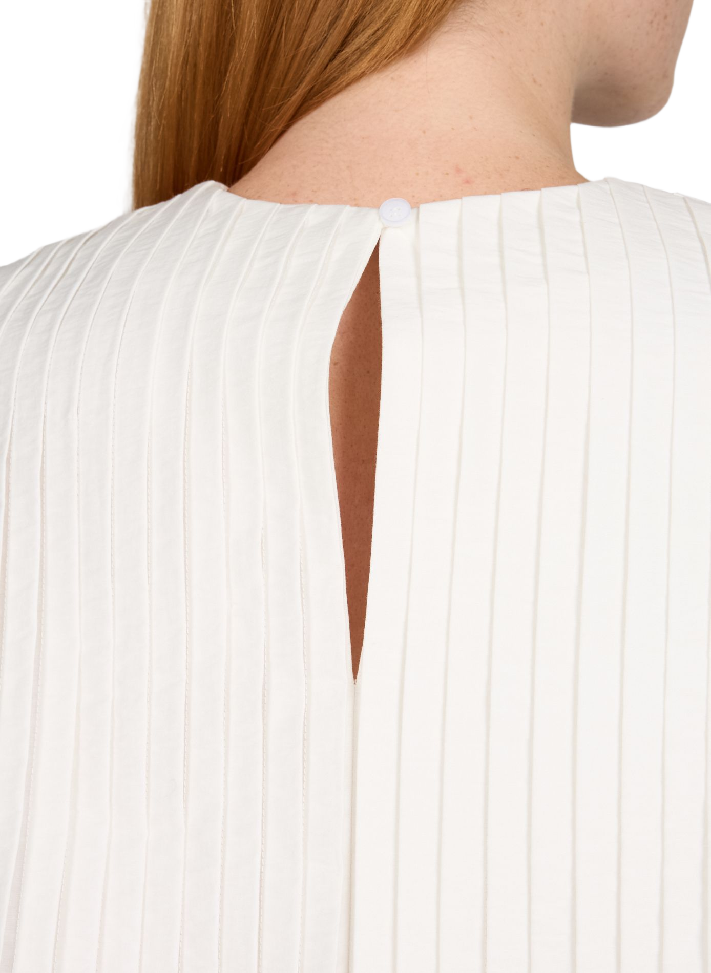 Mouwloze geplooide blouse SUNCOO Beige