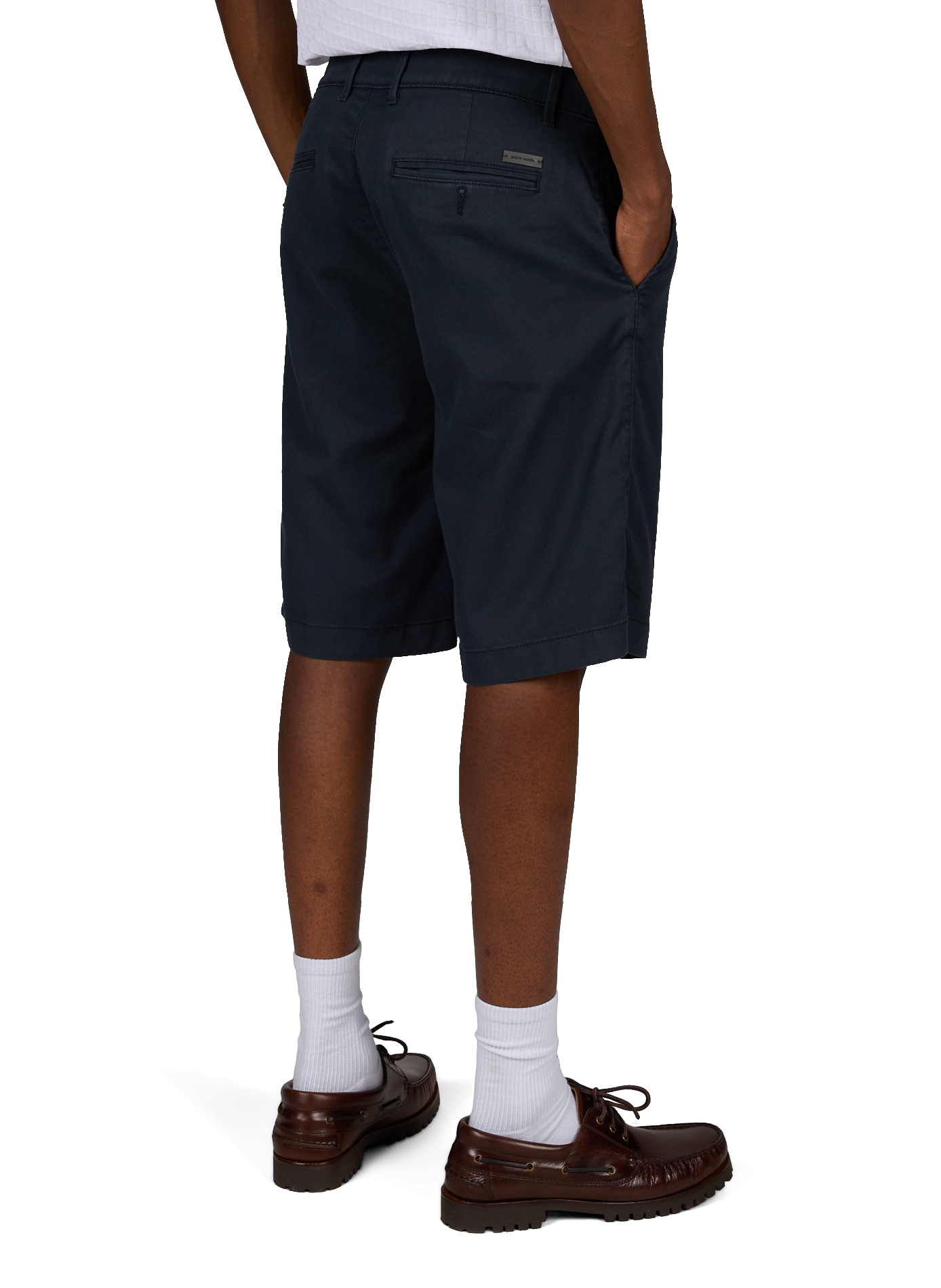 Short regular fit in blended cotton PIERRE CARDIN Blue
