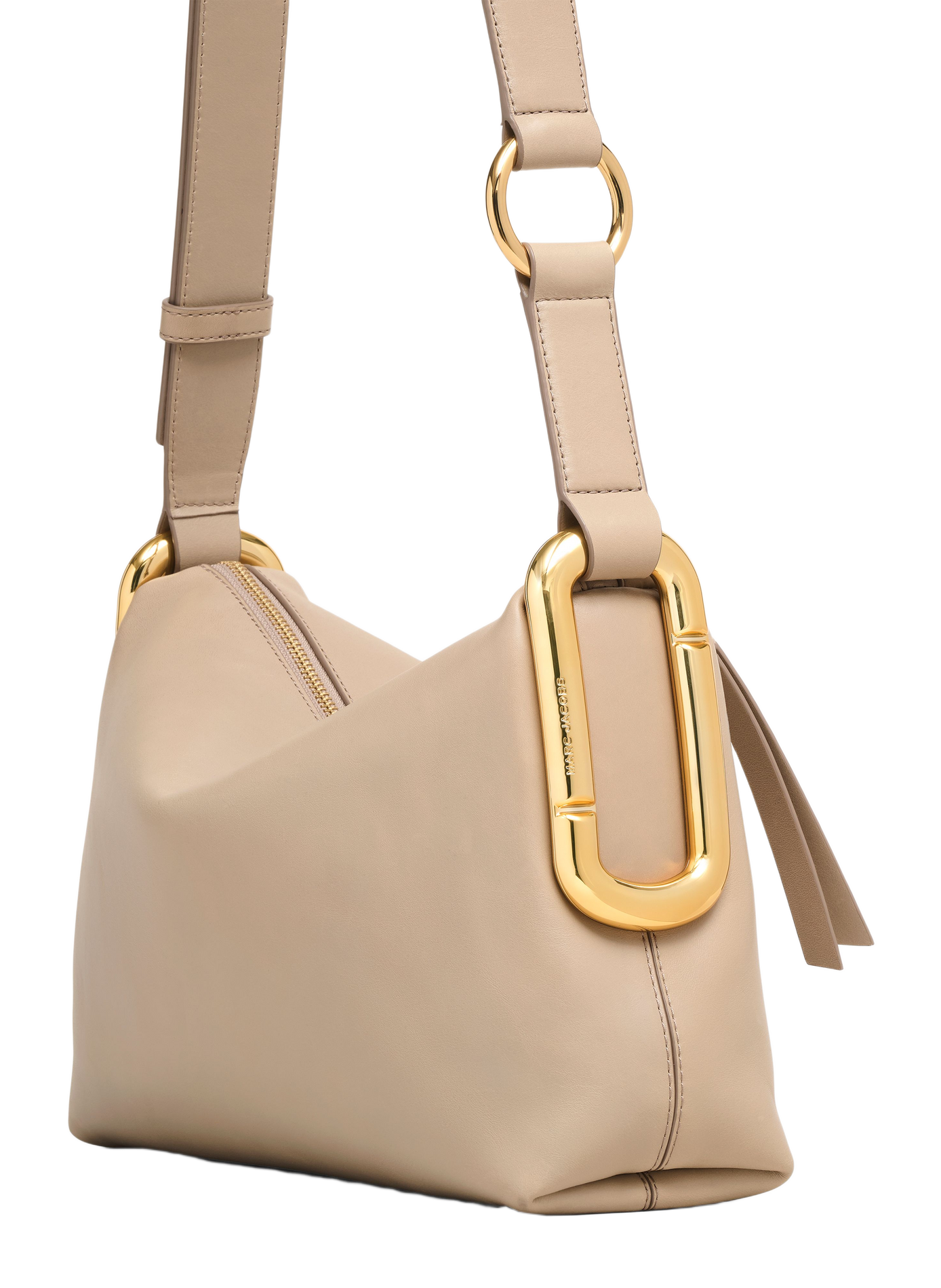 Sac épaule The Scene Medium en cuir MARC JACOBS Gris