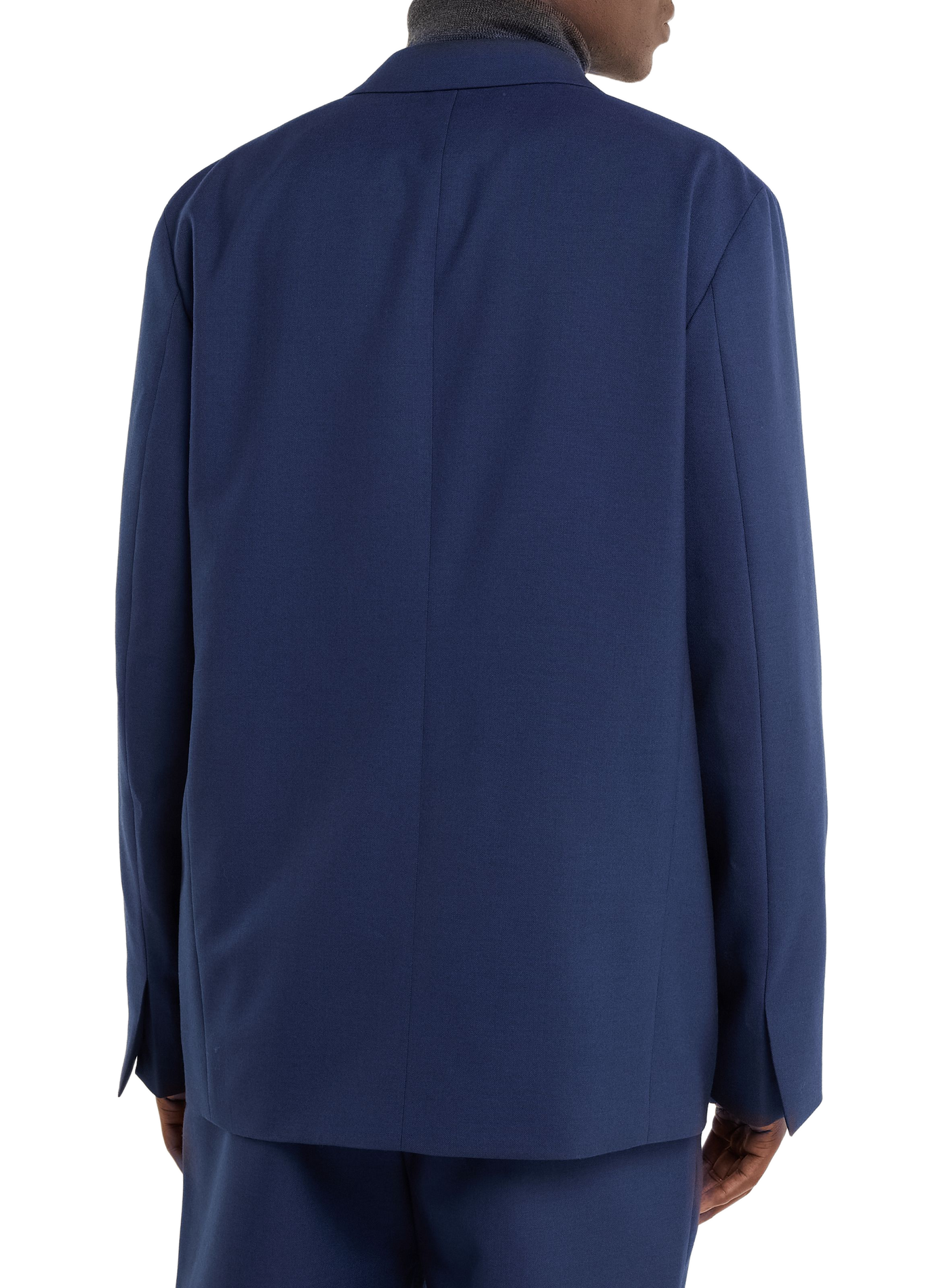 Veste de costume droite Iso en laine SAISON 1865 Bleu