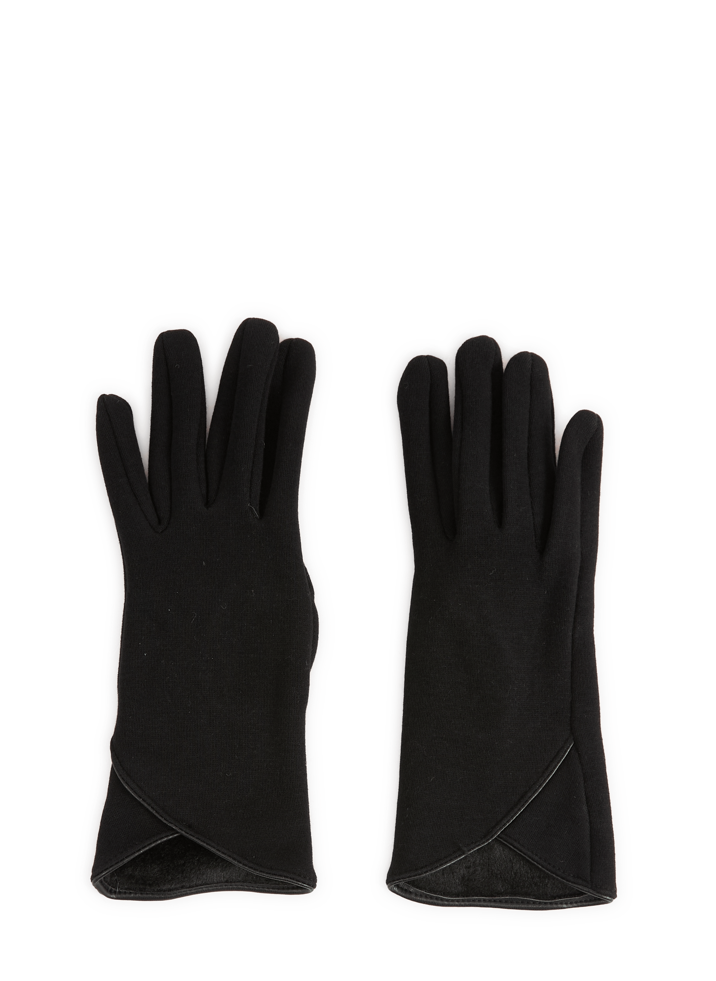 Plain Gloves AU PRINTEMPS PARIS Black