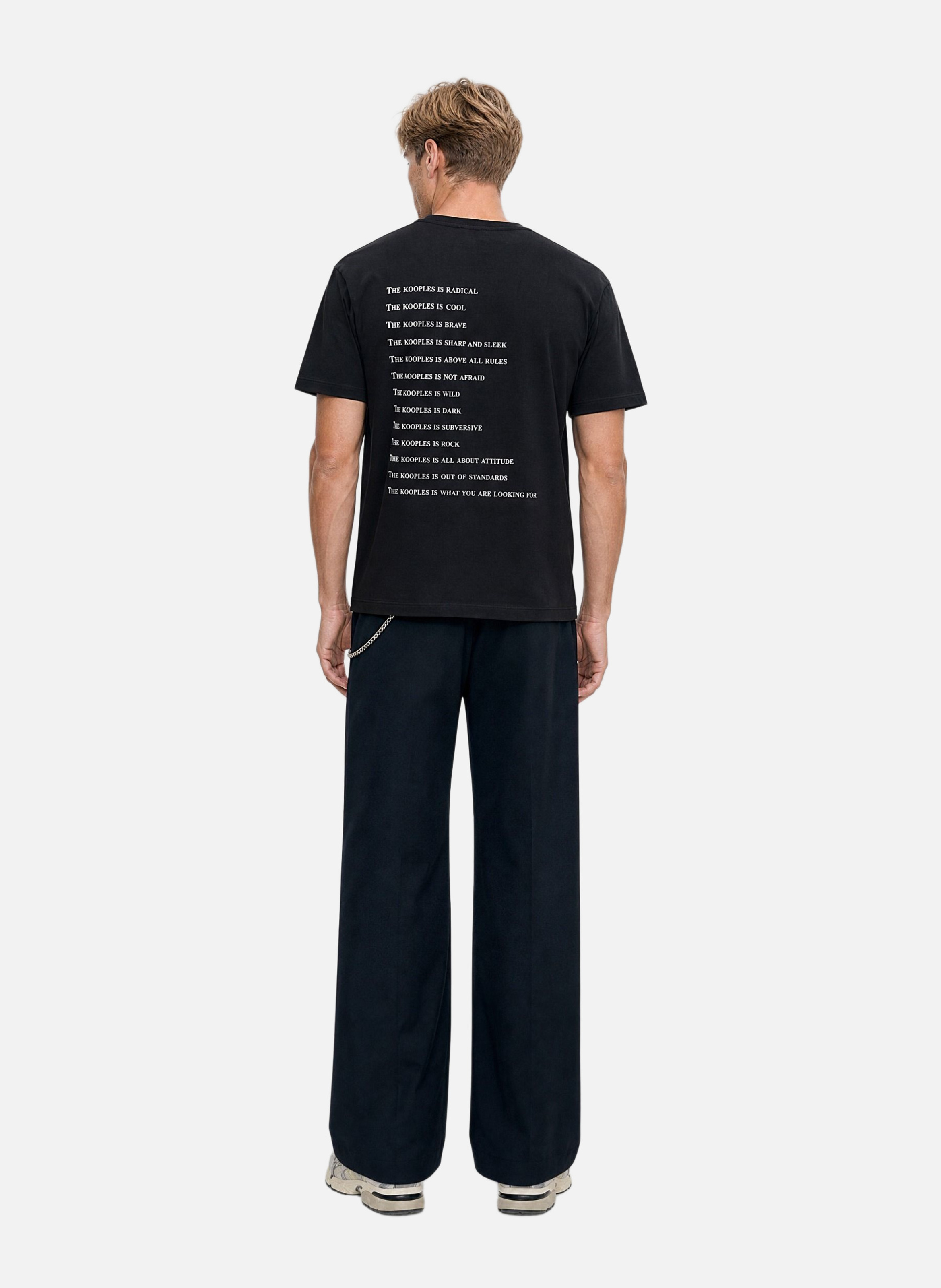 T-shirt what is fluo THE KOOPLES Noir