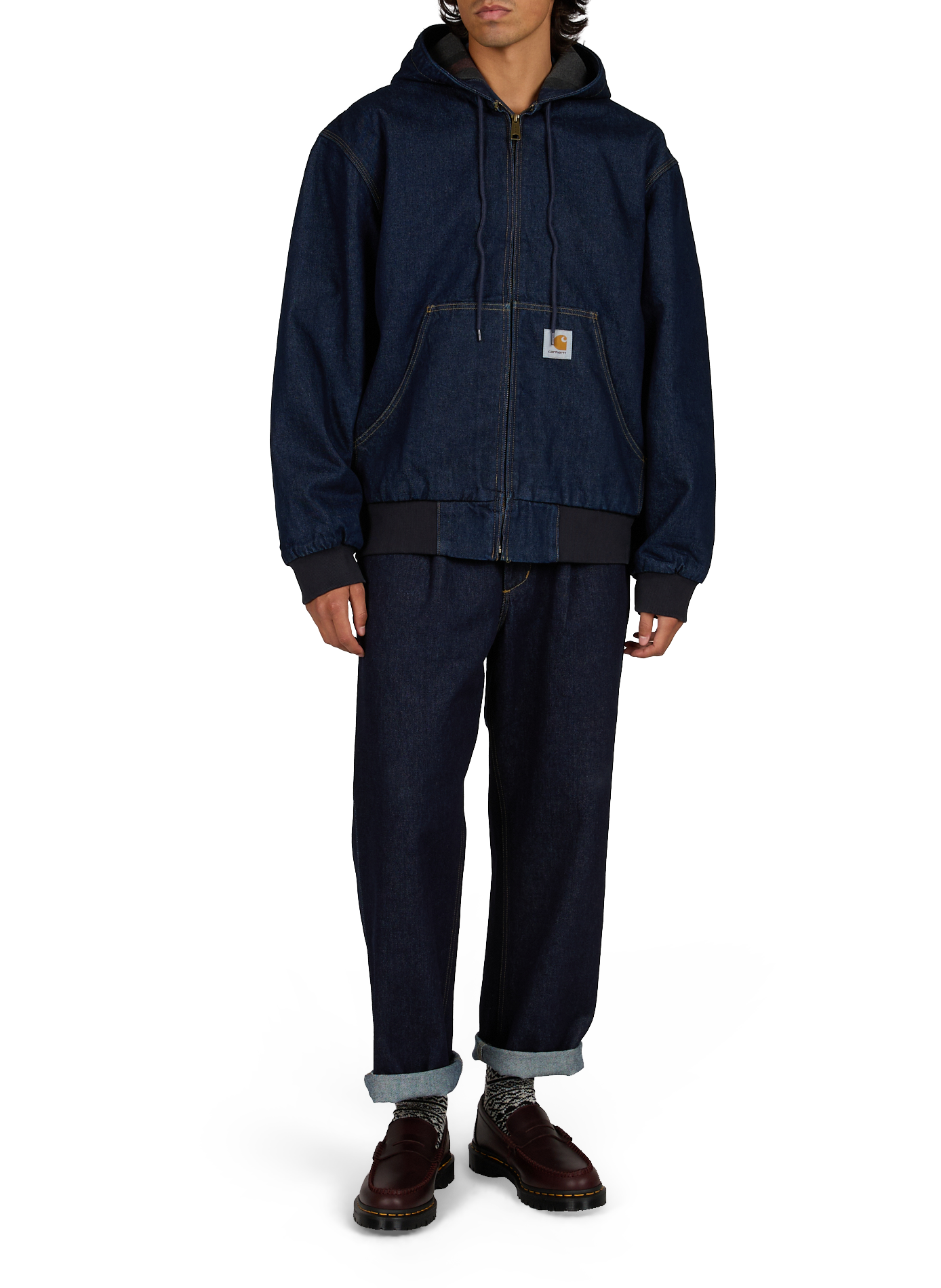 Jeansjacke aus Baumwolle CARHARTT WIP Blau