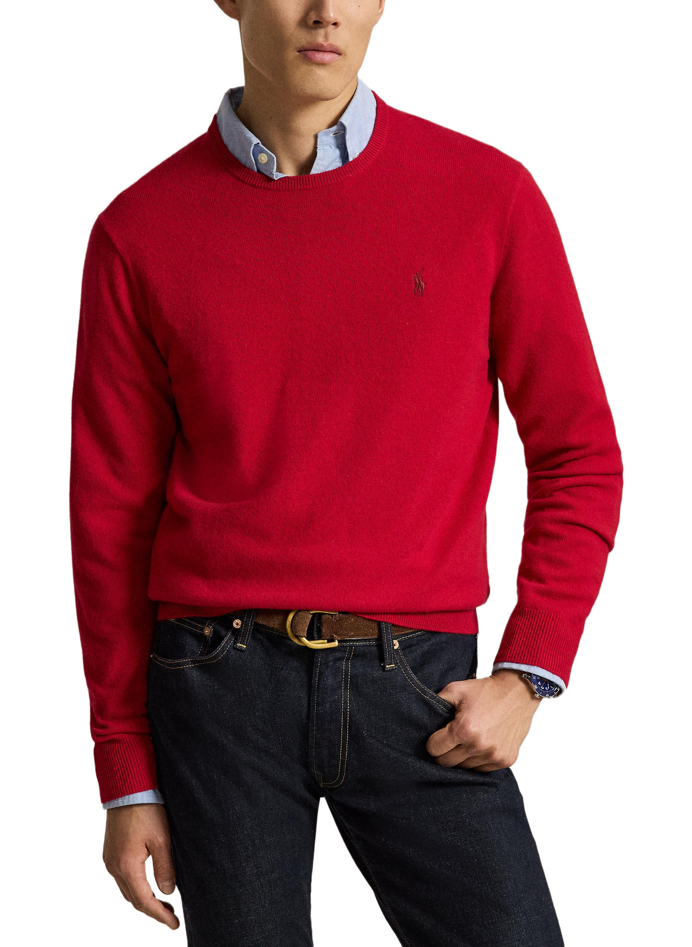  Round-neck wool jumper POLO RALPH LAUREN Red