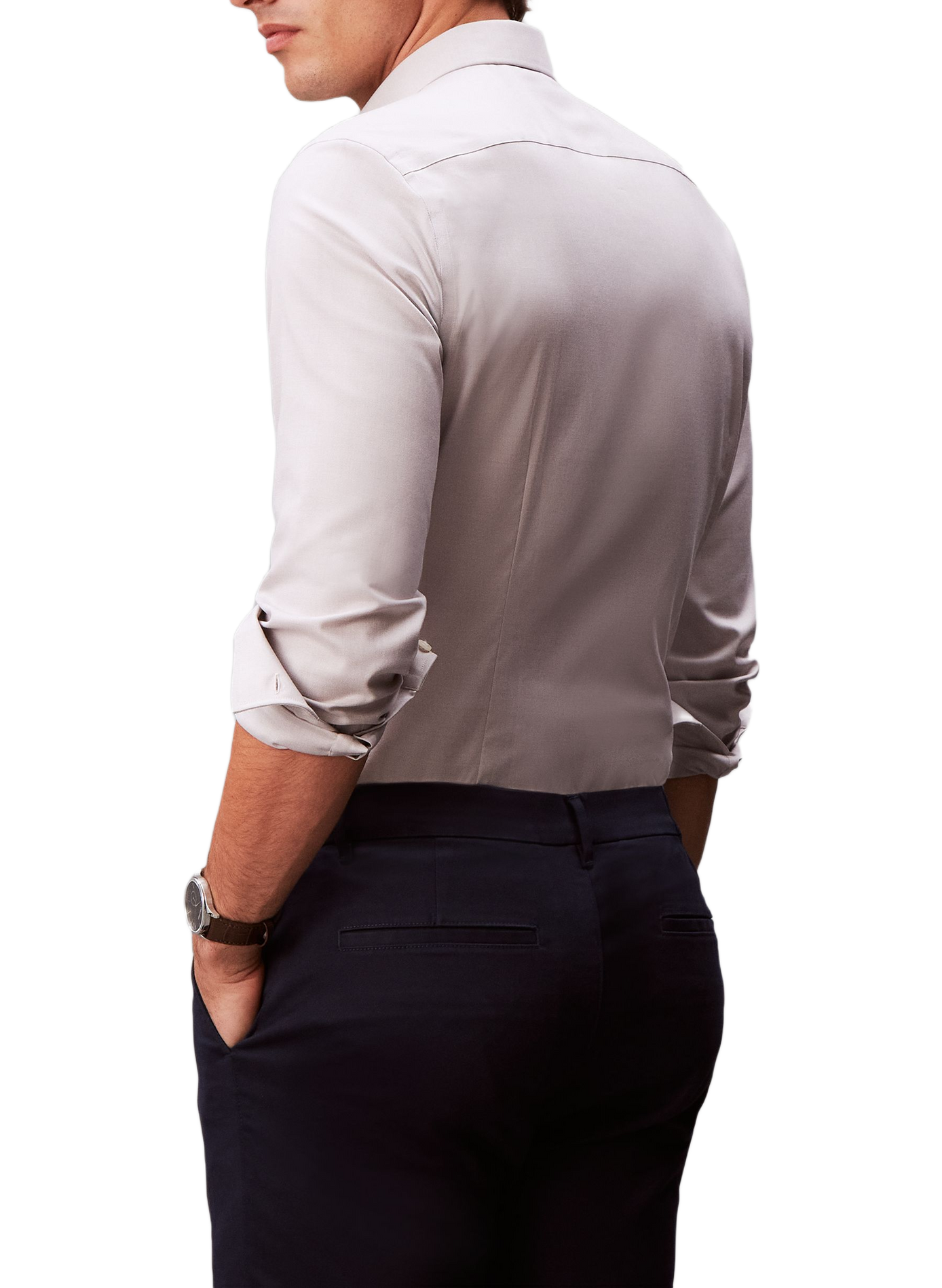 Rechte katoenen blouse CALVIN KLEIN Beige