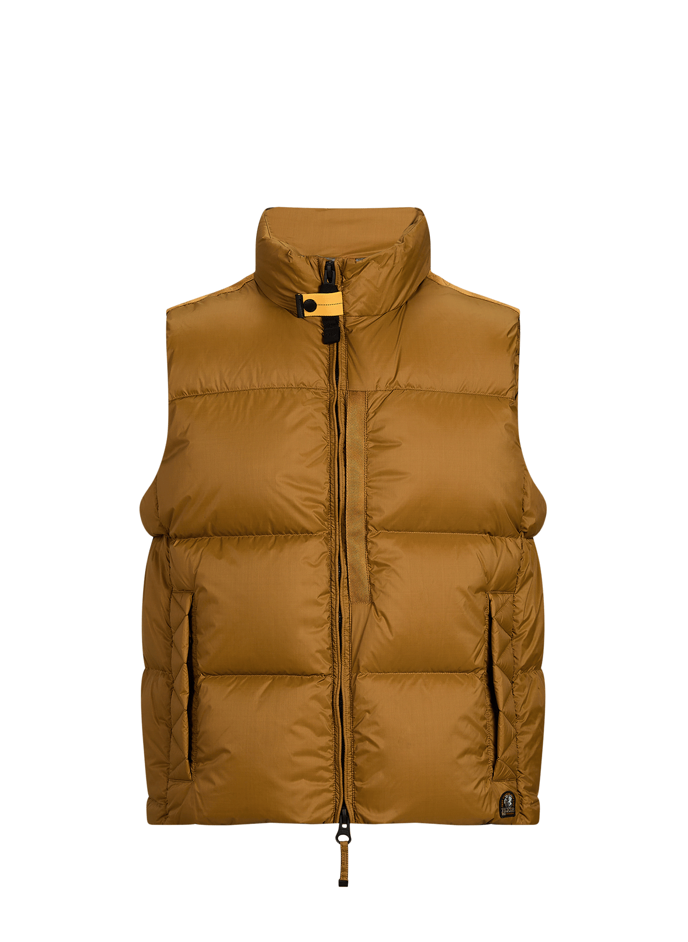 Doudoune droite sans manches unie PARAJUMPERS Doré