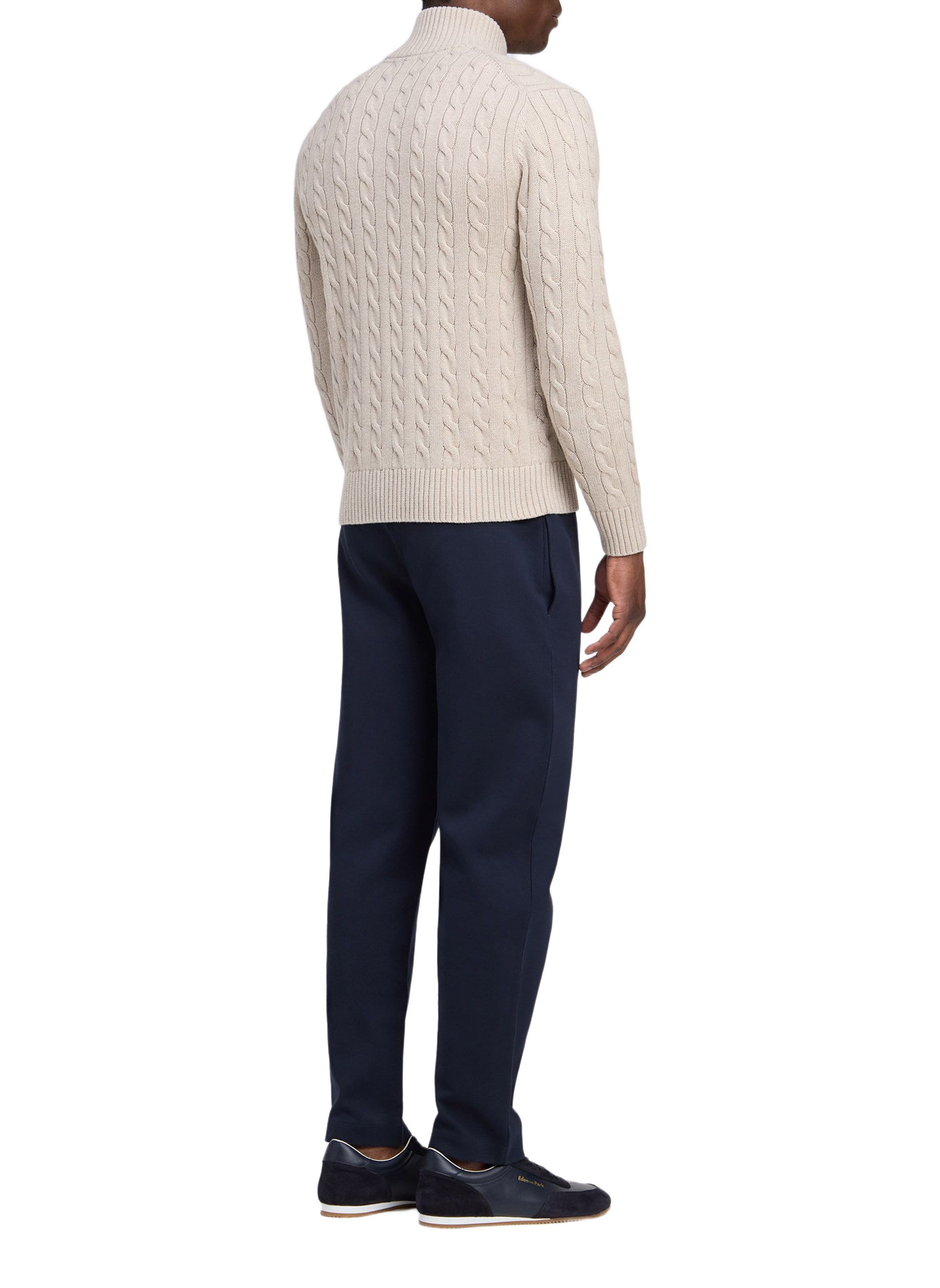 Pantalon de survêtement en coton mélangé EDEN PARK Blau