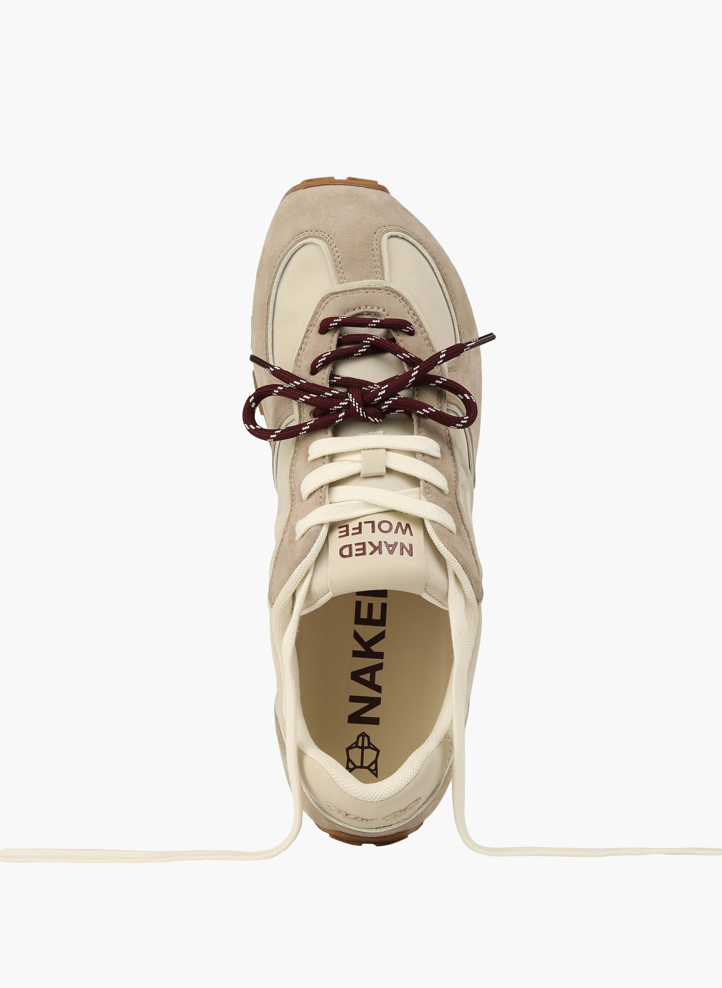 Baskets lightning en nylon NAKED WOLFE Beige