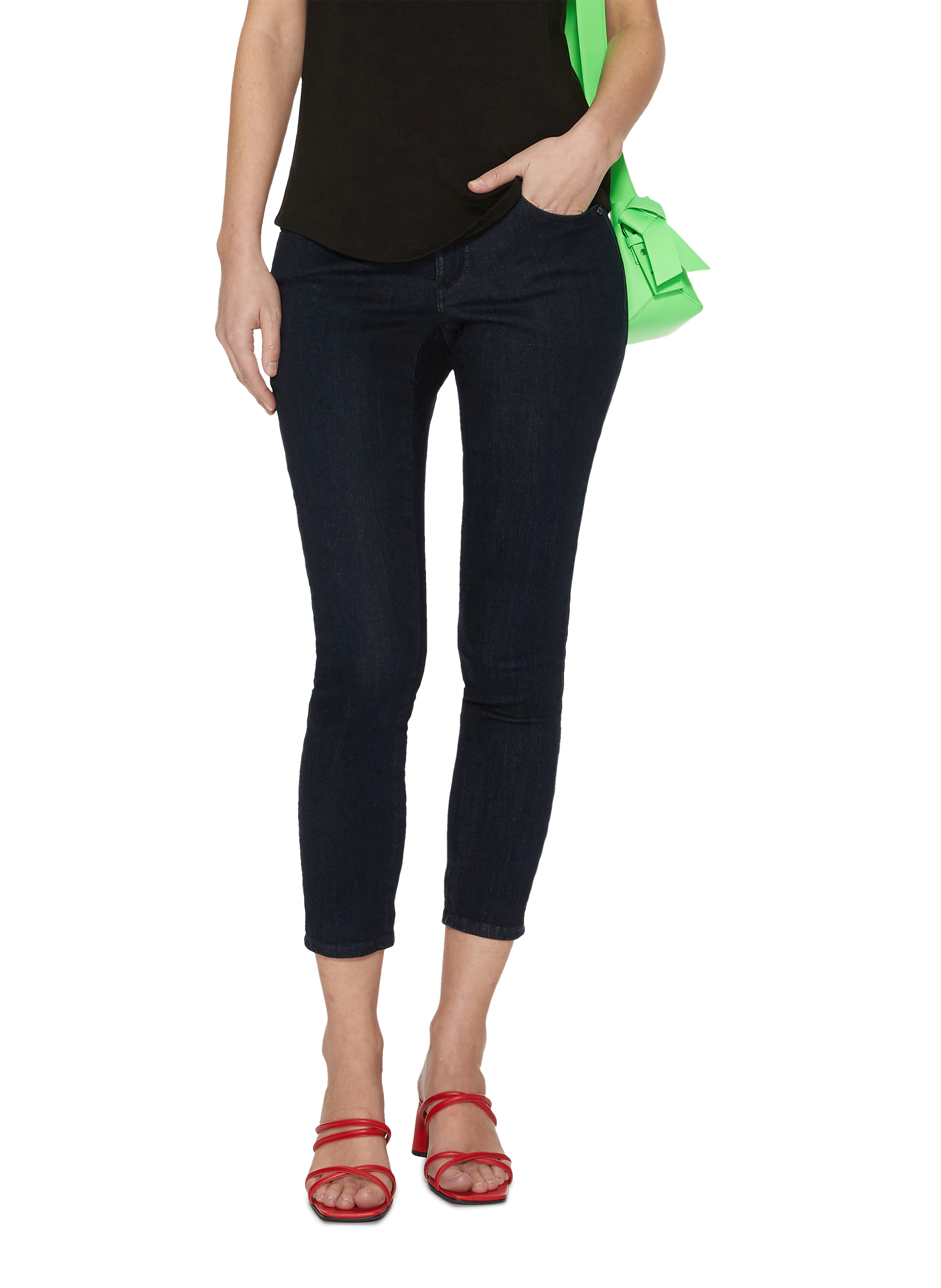 Seine Mid Rise 27" cotton Jeans UNIVERSAL STANDARD Blue