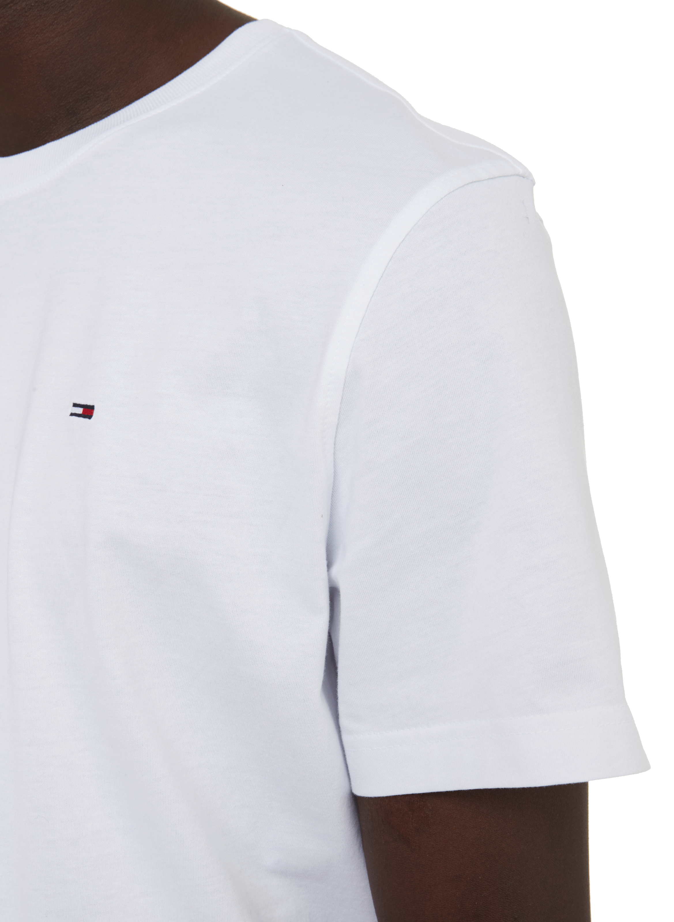 Straight-fit organic cotton T-shirt TOMMY HILFIGER White