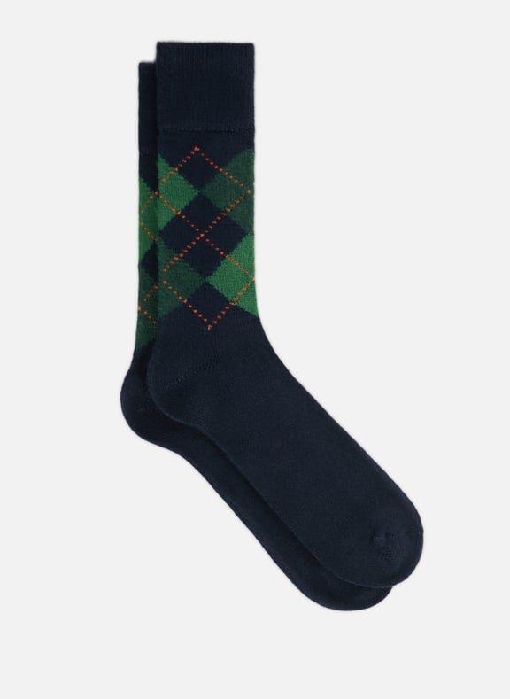 Diamond-patterned socks Blue by BURLINGTON BURLINGTON Diamond-patterned socks Blue