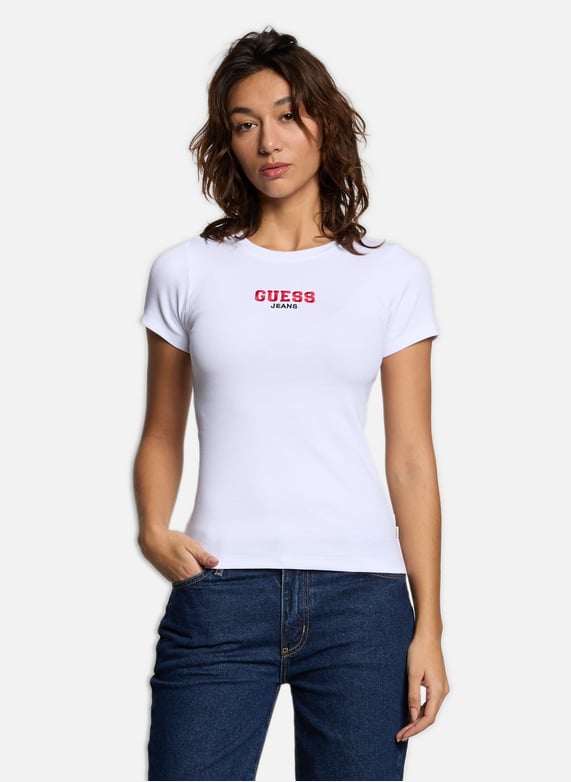 T shirt guess sale shop