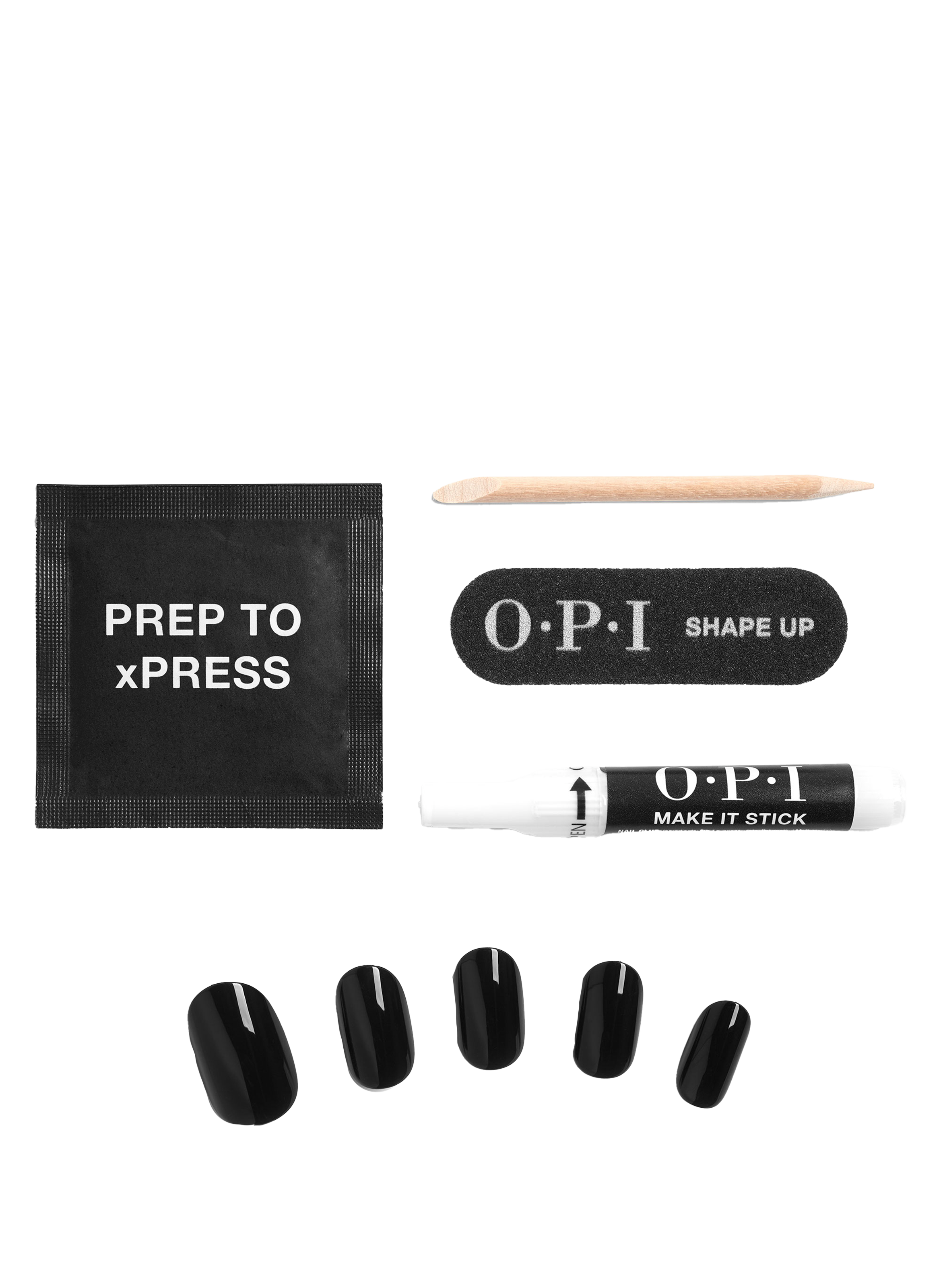 Lady in Black - xPRESS/ON - Reusable Fake Nails OPI Noir
