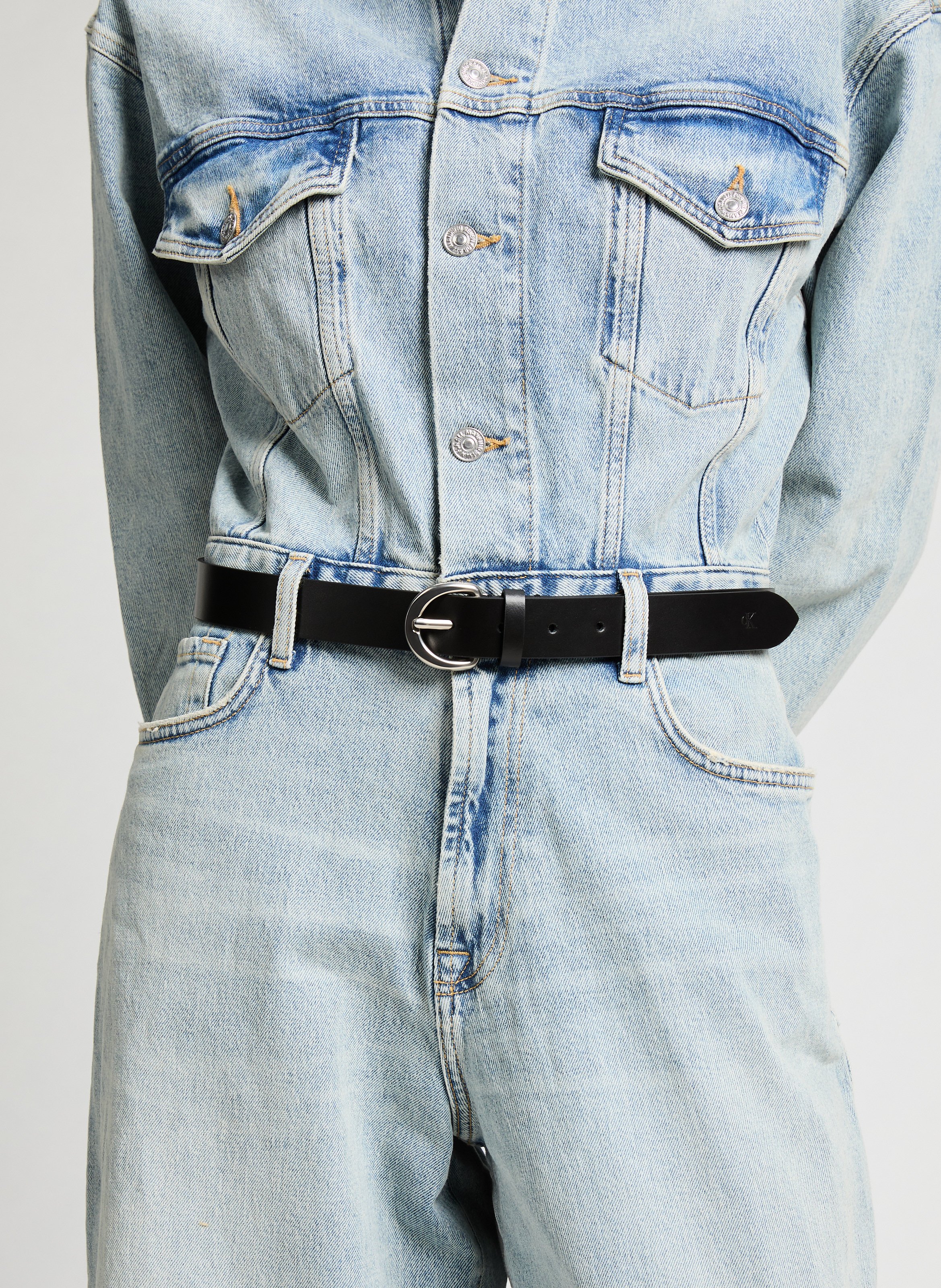 Ceinture en cuir CALVIN KLEIN Noir