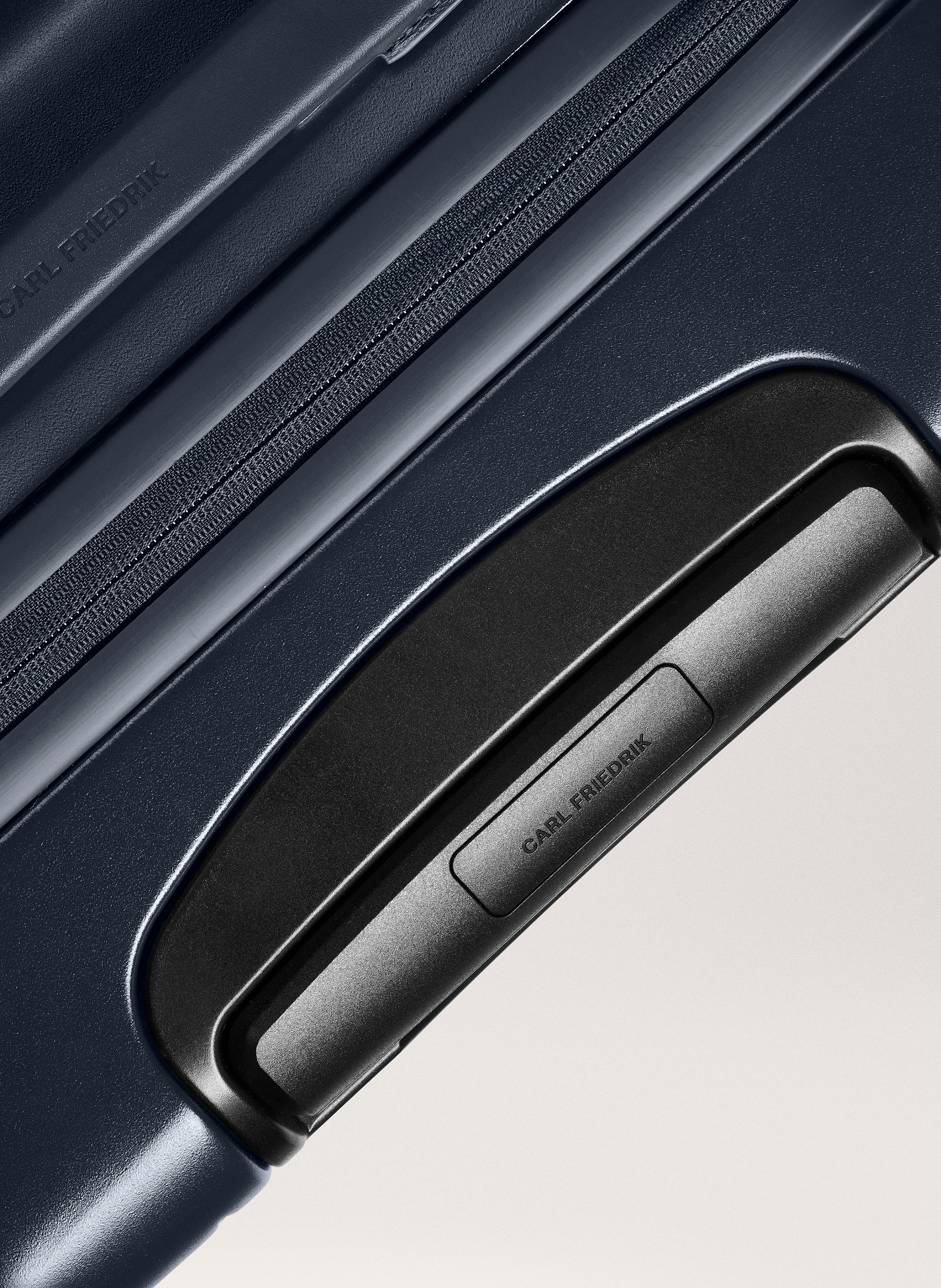 Valise 'the carry-on' en polycarbonate à fermeture zippée CARL FRIEDRIK Bleu