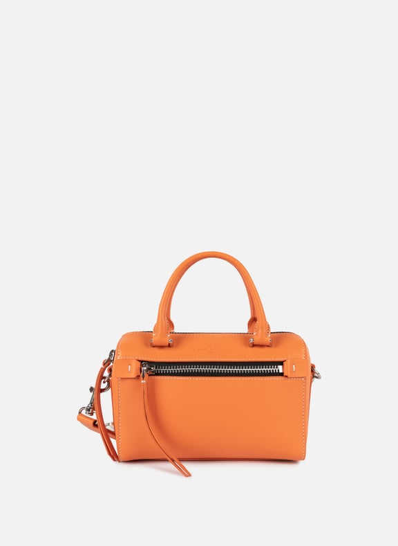 Petit sac polochon - donna linea Orange by LANCASTER LANCASTER Petit sac polochon - donna linea Orange