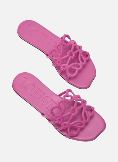 Soft calfskin leather Petal Anagram mules LOEWE Soft calfskin leather Petal Anagram mules LOEWE