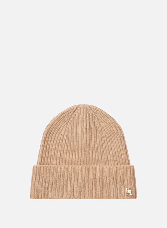 Cashmere beanie Brown by TOMMY HILFIGER TOMMY HILFIGER Cashmere beanie Brown