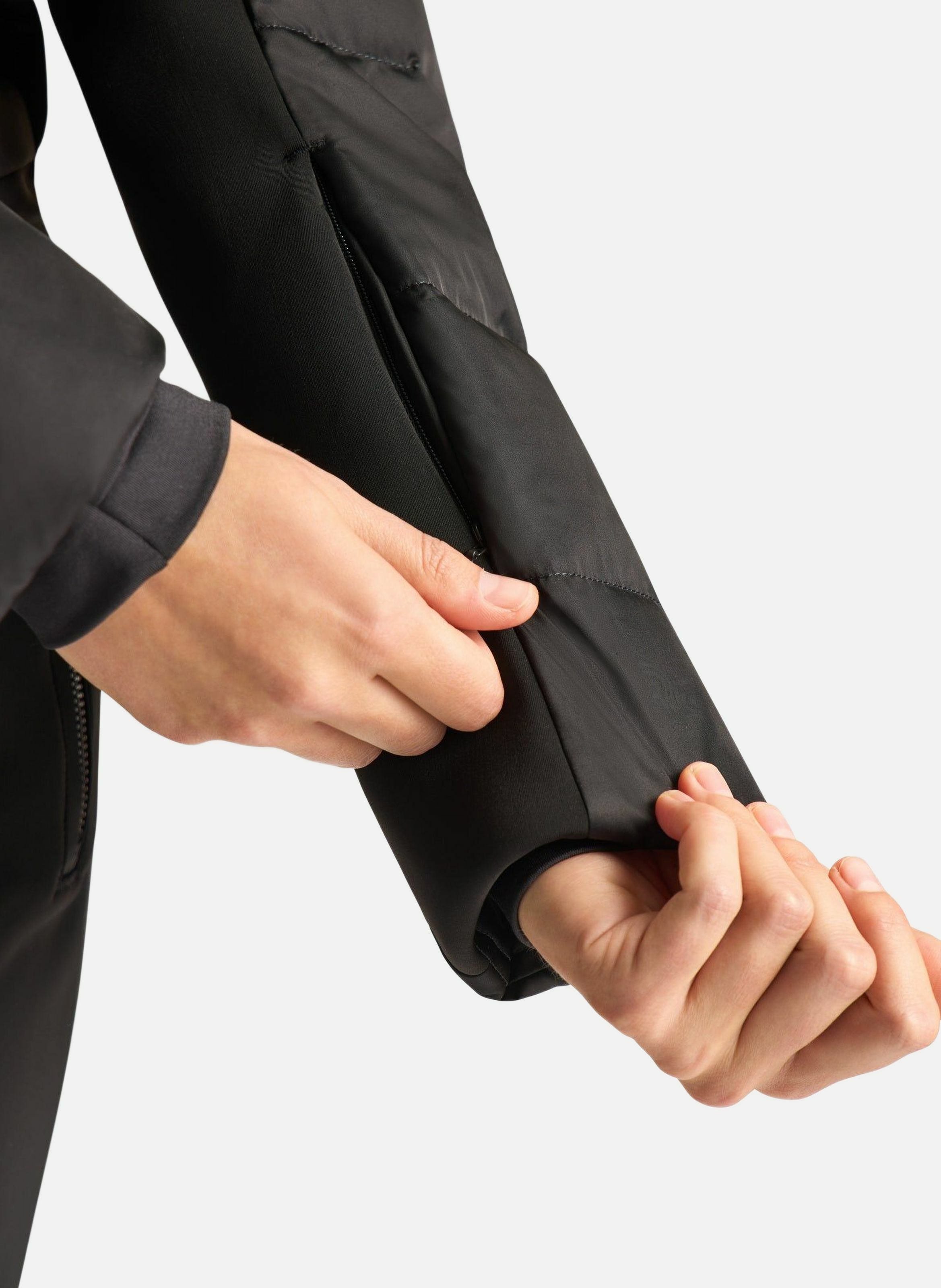 Combinaison de ski marie col montant coupe regular Noir