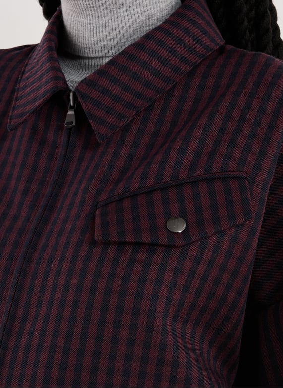 Veste à carreaux en laine | Multicolore by TIBI Veste à carreaux en laine Multicolore