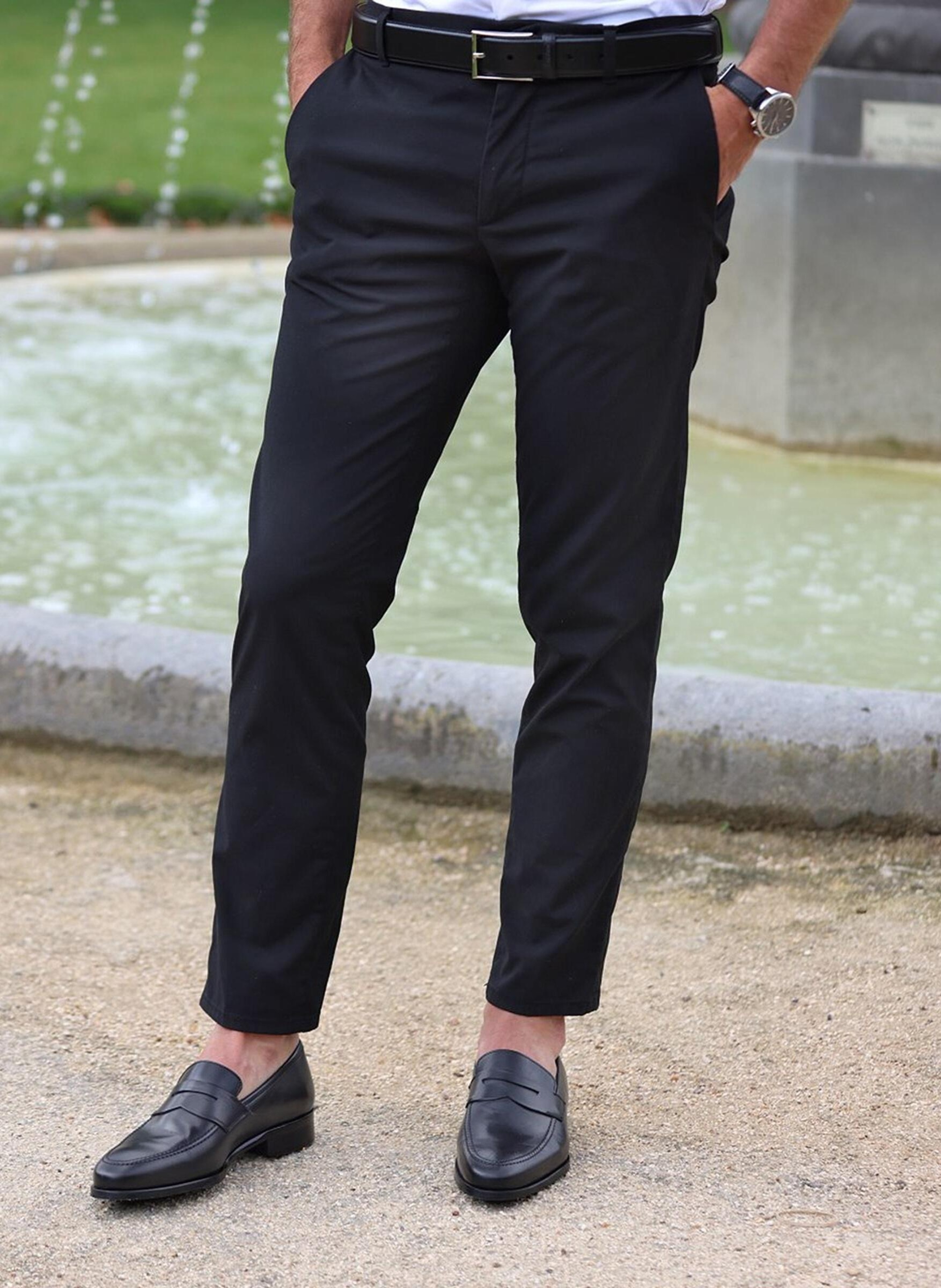 Mocassin cuir luton FINSBURY Noir