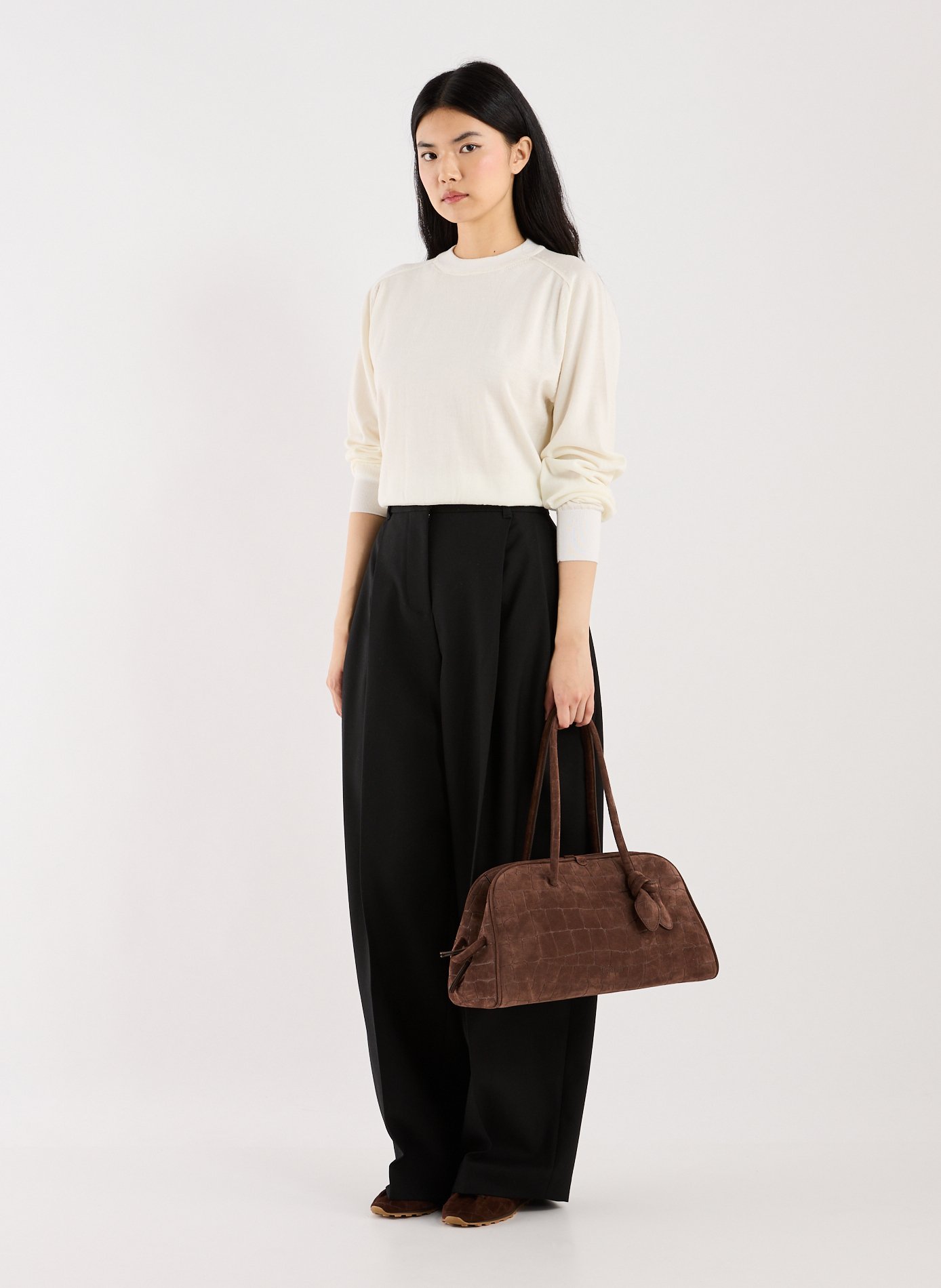 Wool sweatshirt JACQUEMUS White