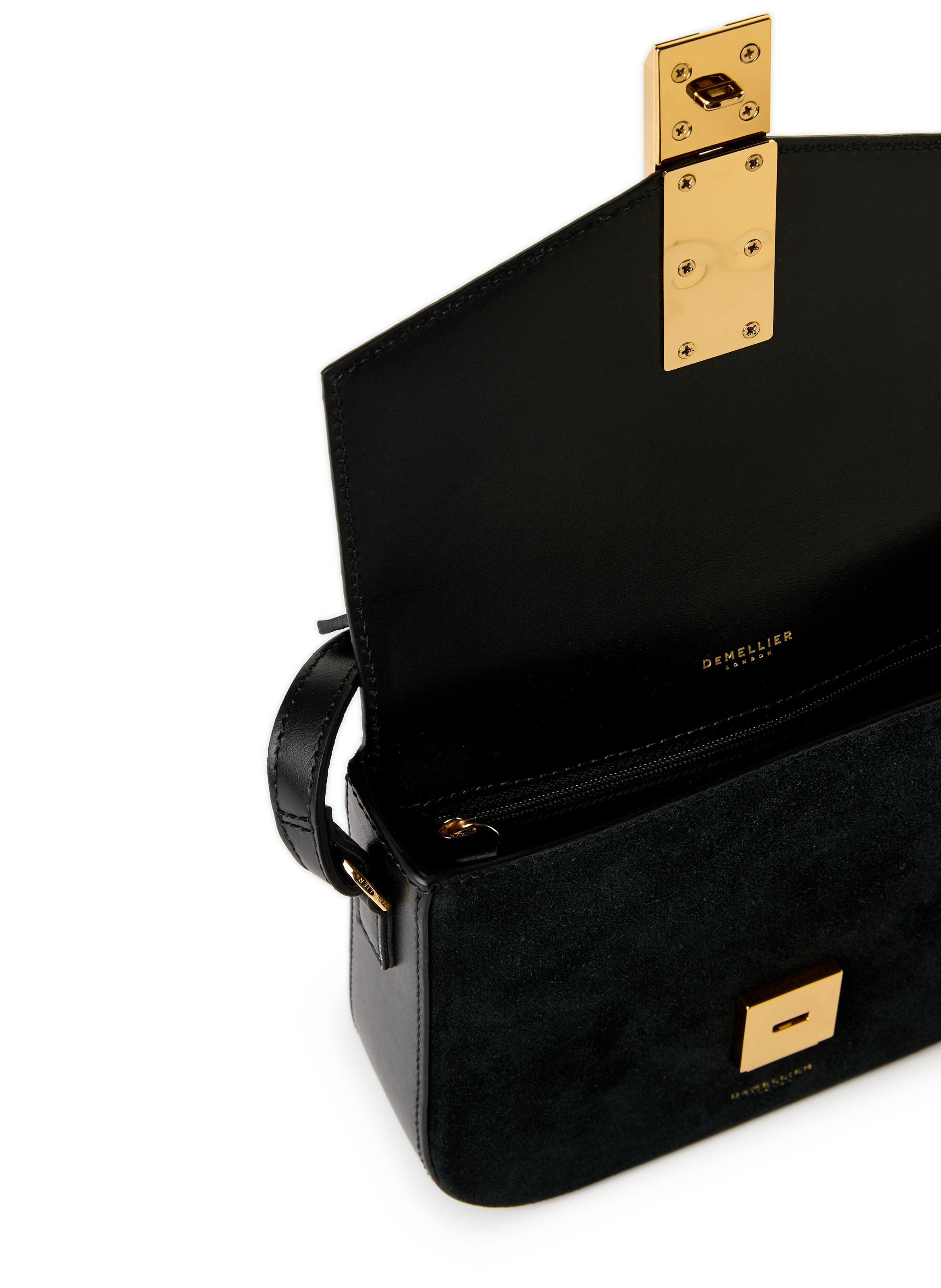 Sac bandoulière en cuir DEMELLIER LONDON Noir