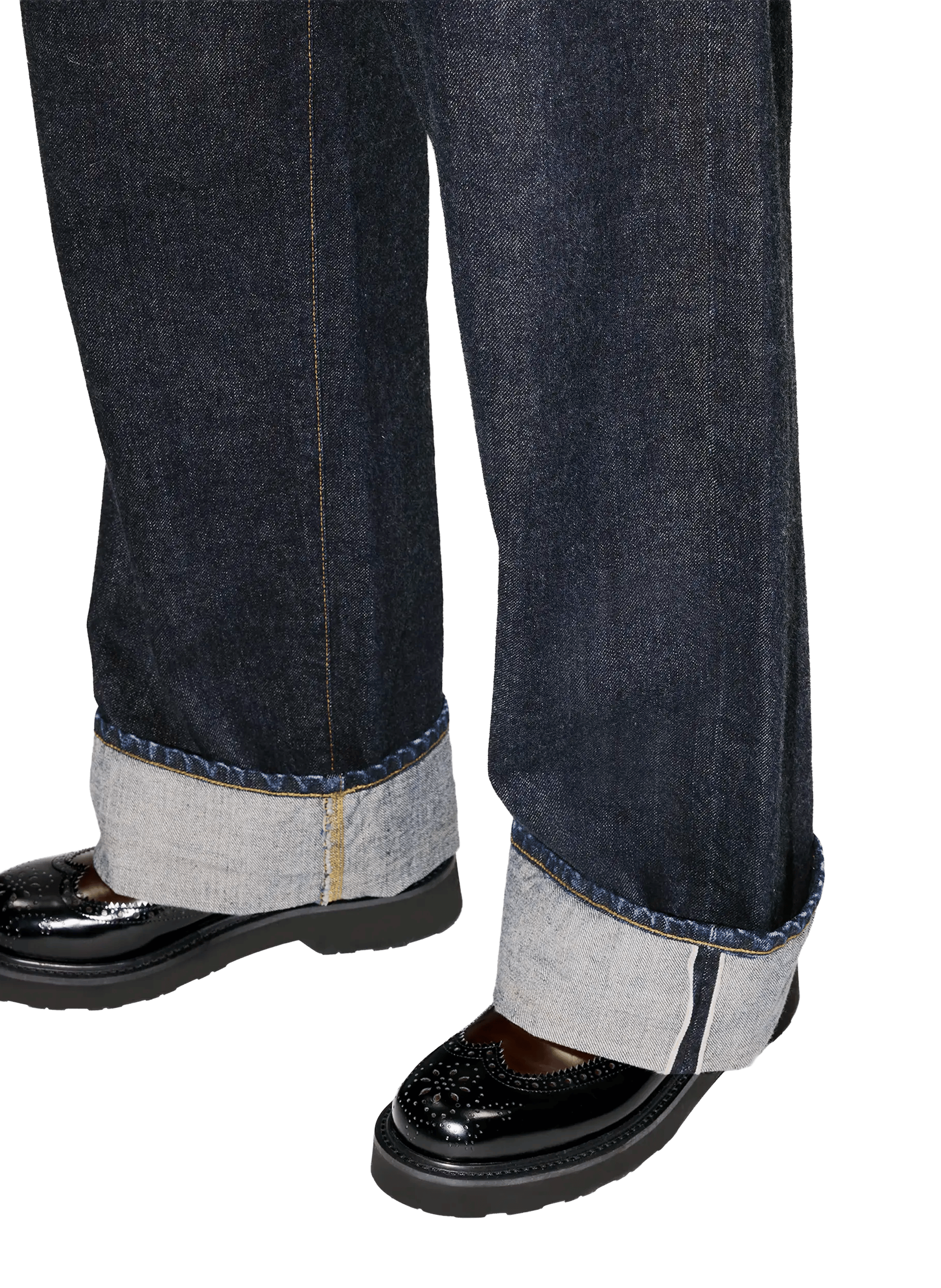 Straight cotton jeans KENZO Blue