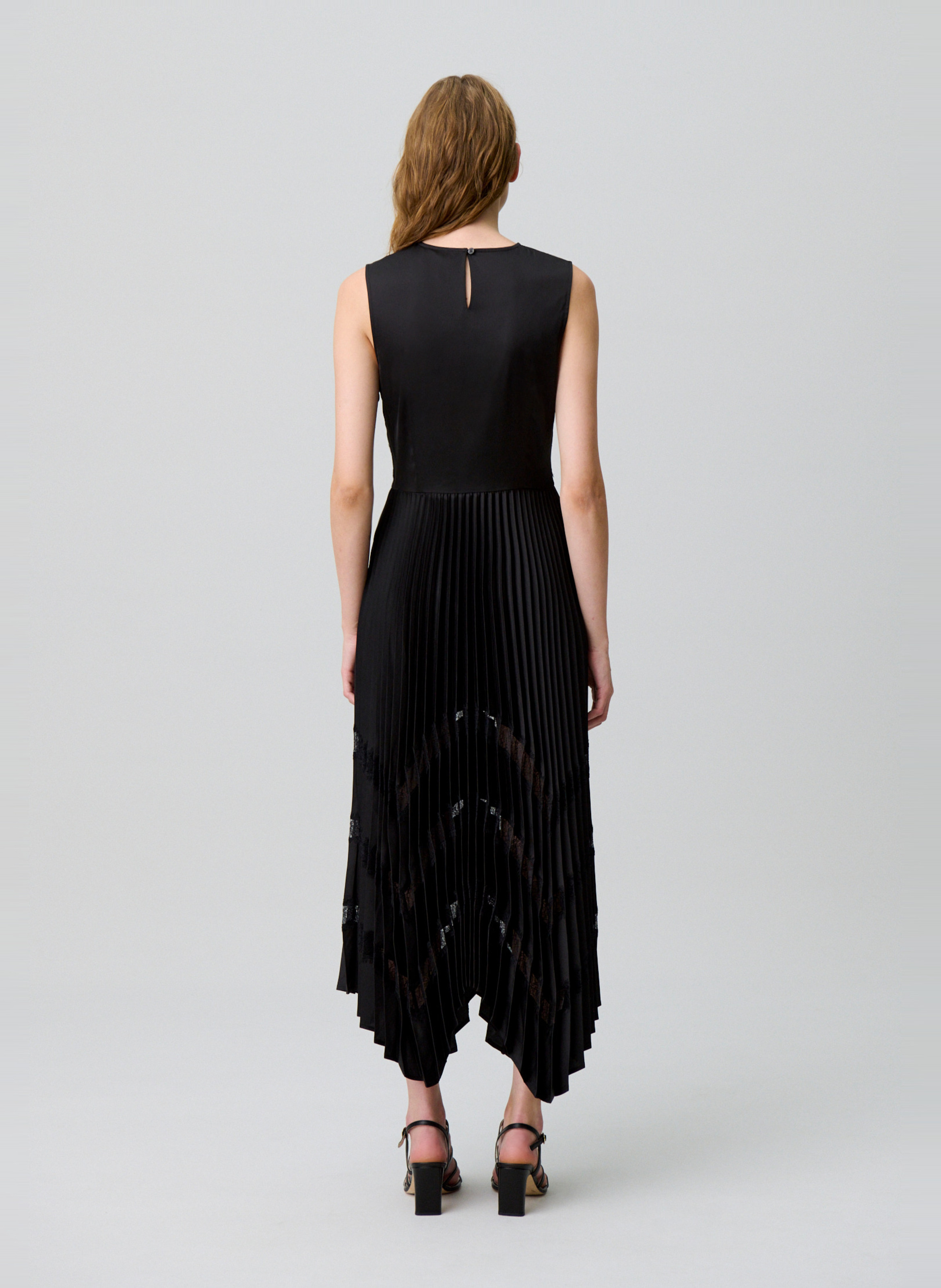 Robe longue évasée col rond rosabelle CLAUDIE PIERLOT Noir